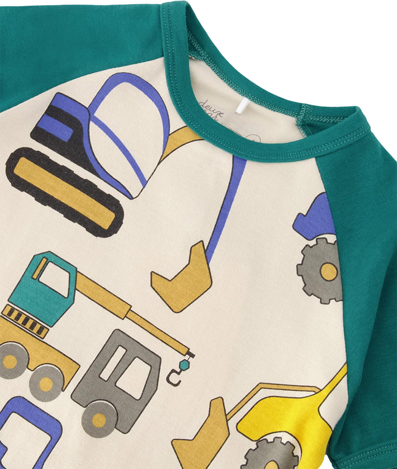 Product gallery image number 3 for product Printed Organic Cotton Two-Piece Pyjama Set - Little Boy
