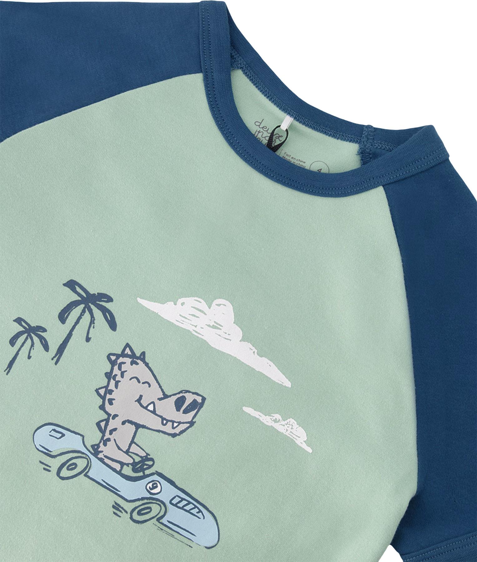 Numéro de l'image de la galerie de produits 3 pour le produit Ensemble pyjama deux-pièces imprimé en coton biologique - Petit garçon