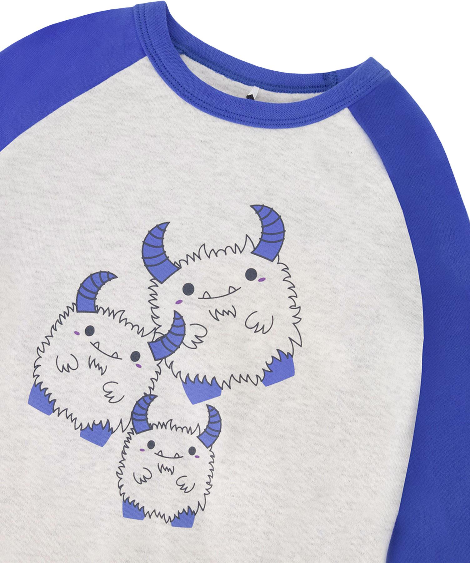 Product gallery image number 4 for product Printed Organic Cotton Two-Piece Pyjama Set - Big Boy