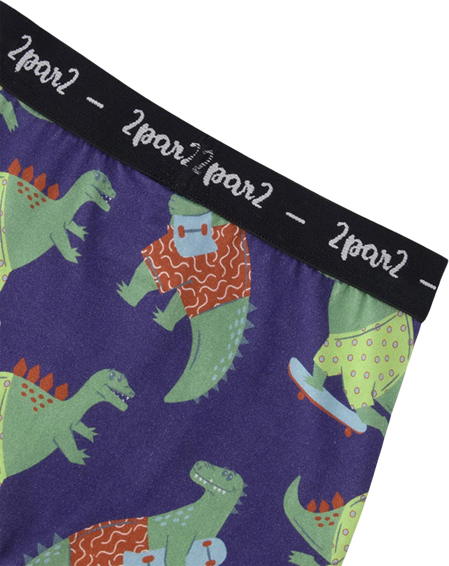 Product gallery image number 4 for product Organic Cotton Printed Pack of 3 Boxers Little Boy
