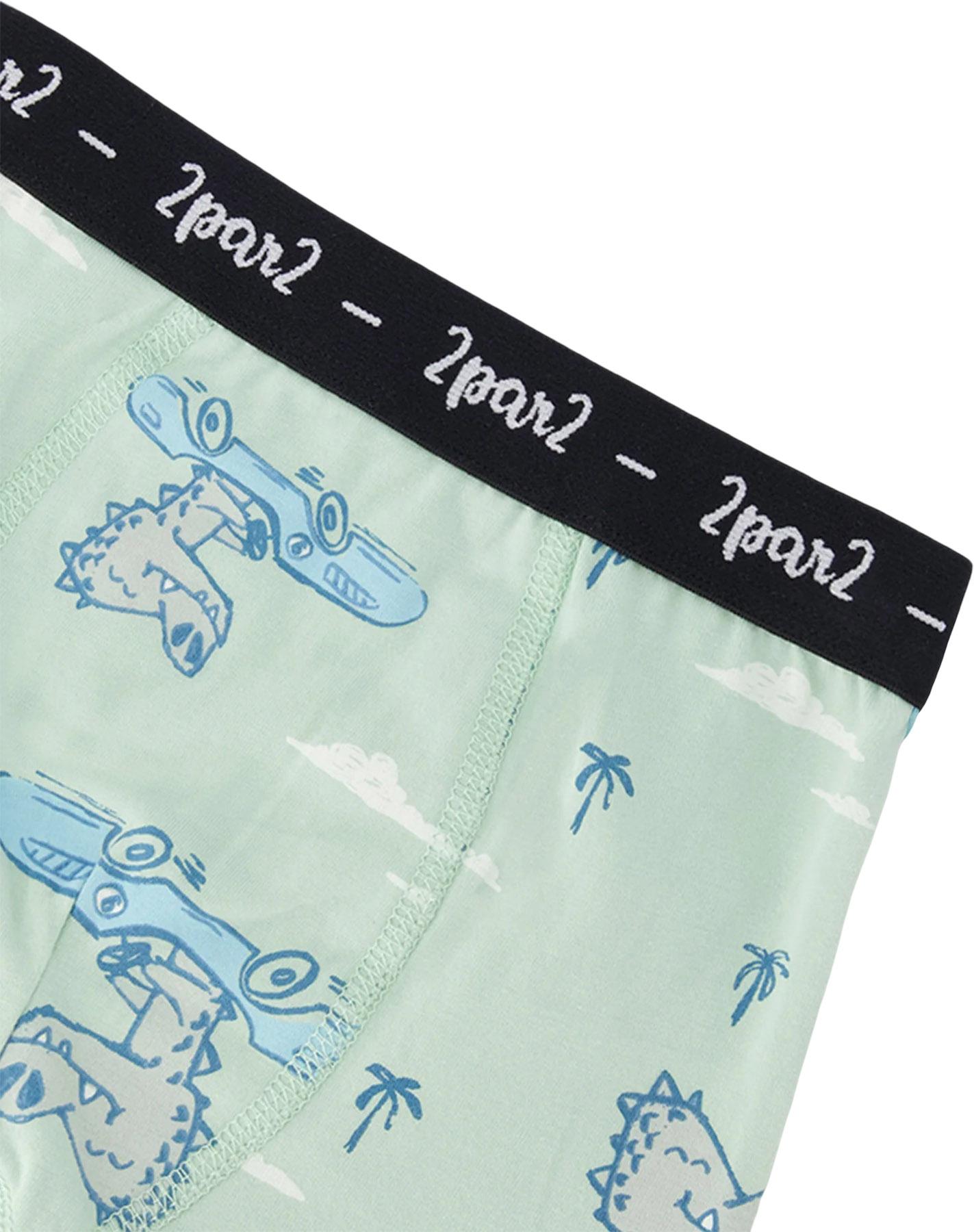 Product gallery image number 2 for product Organic Cotton Printed Pack of 3 Boxers Little Boy