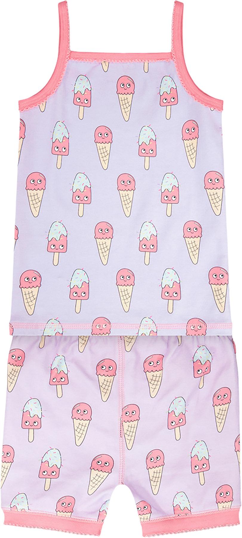 Product gallery image number 2 for product Printed Organic Cotton Two-Piece Pyjama Set - Baby Girl