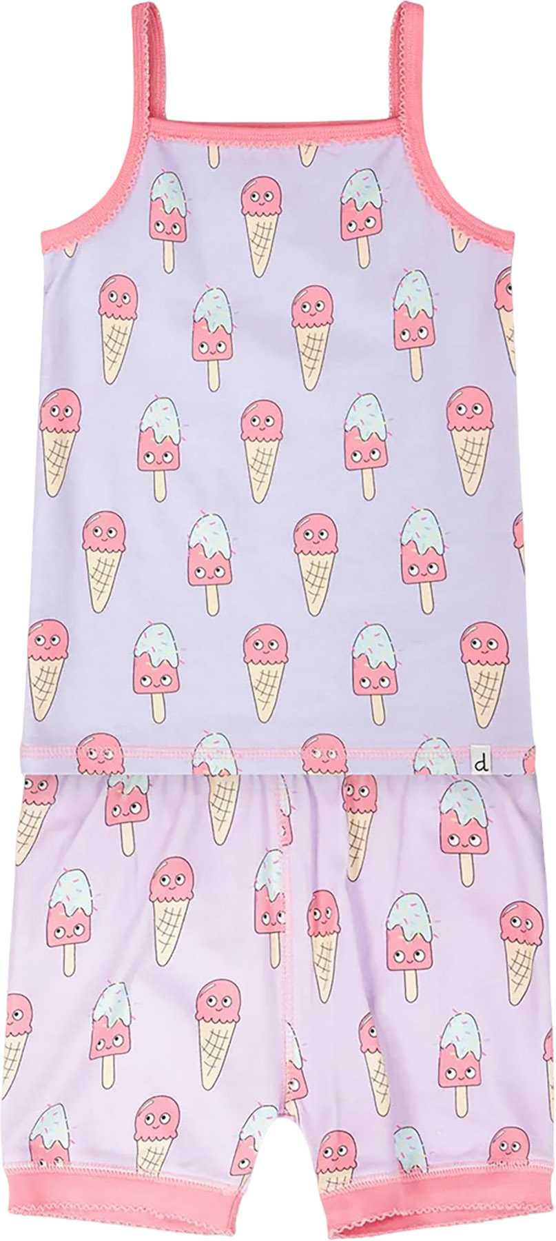 Product image for Printed Organic Cotton Two-Piece Pyjama Set - Big Girl