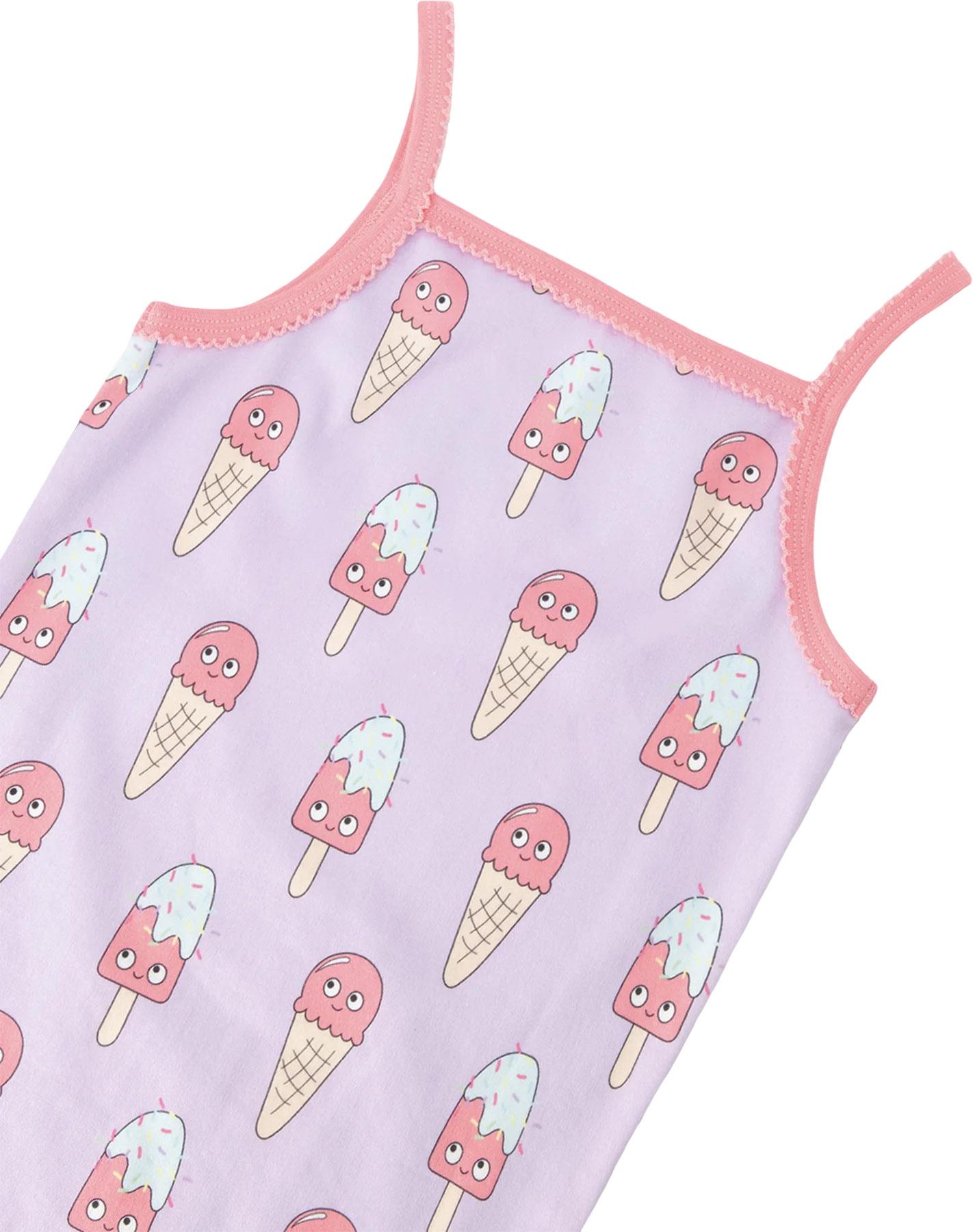 Product gallery image number 3 for product Printed Organic Cotton Two-Piece Pyjama Set - Little Girl