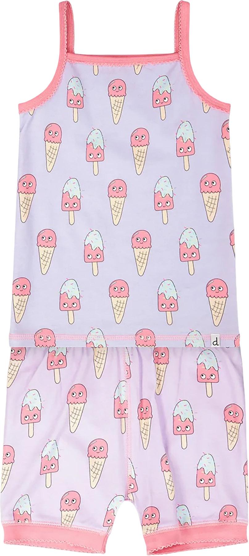 Product image for Printed Organic Cotton Two-Piece Pyjama Set - Little Girl