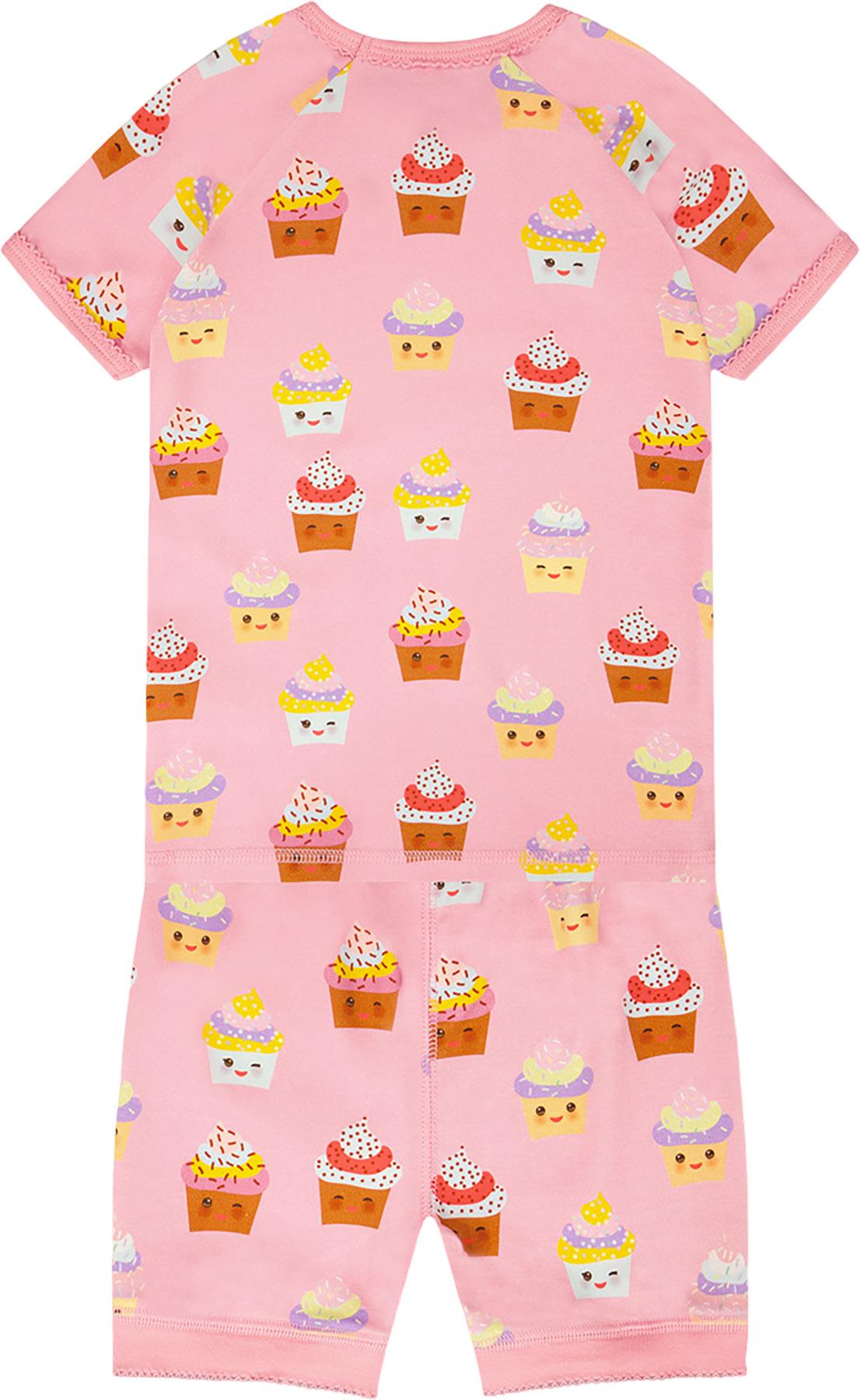 Product gallery image number 2 for product Printed Organic Cotton Two-Piece Pyjama Set - Baby Girl