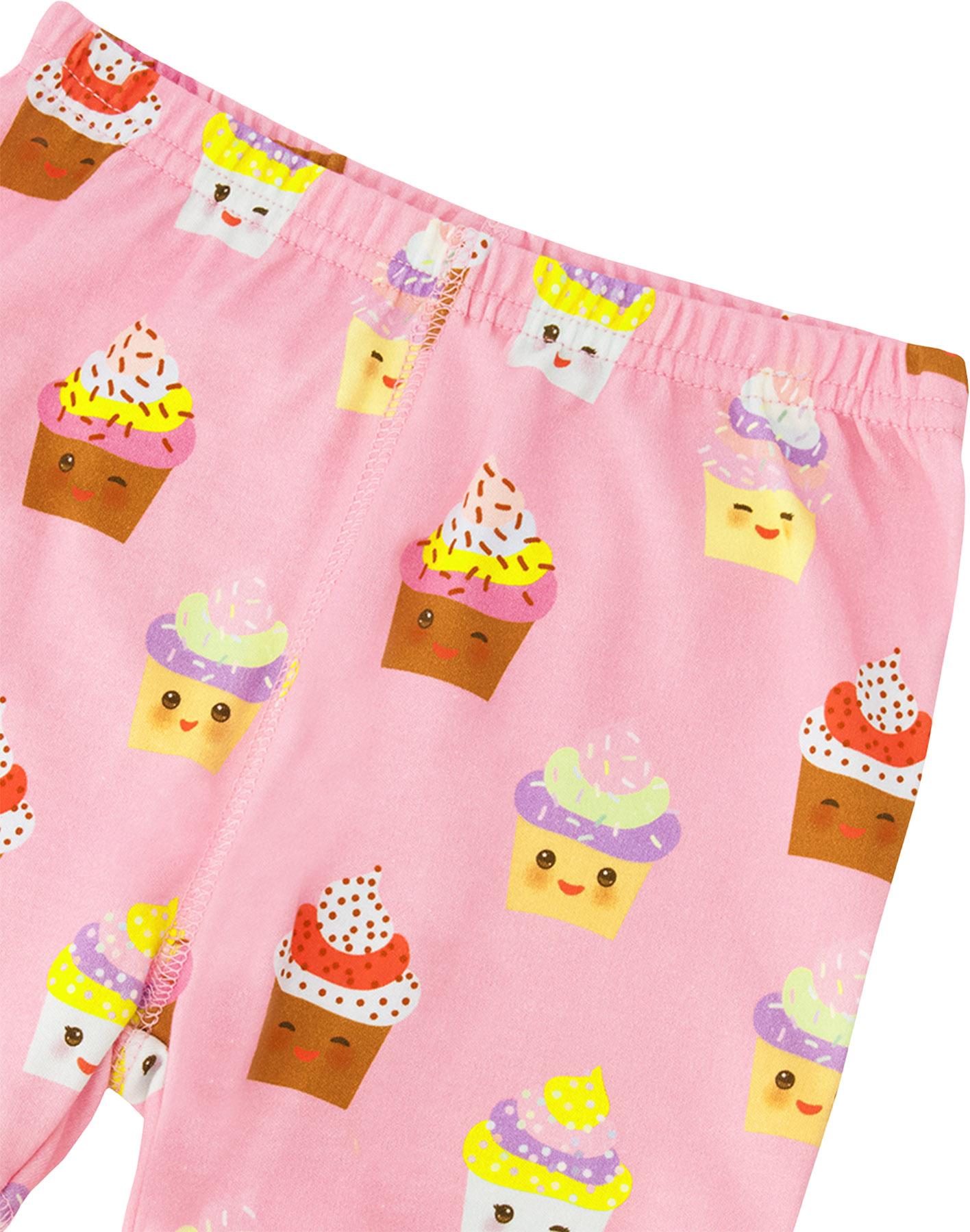 Product gallery image number 3 for product Printed Organic Cotton Two-Piece Pyjama Set - Baby Girl