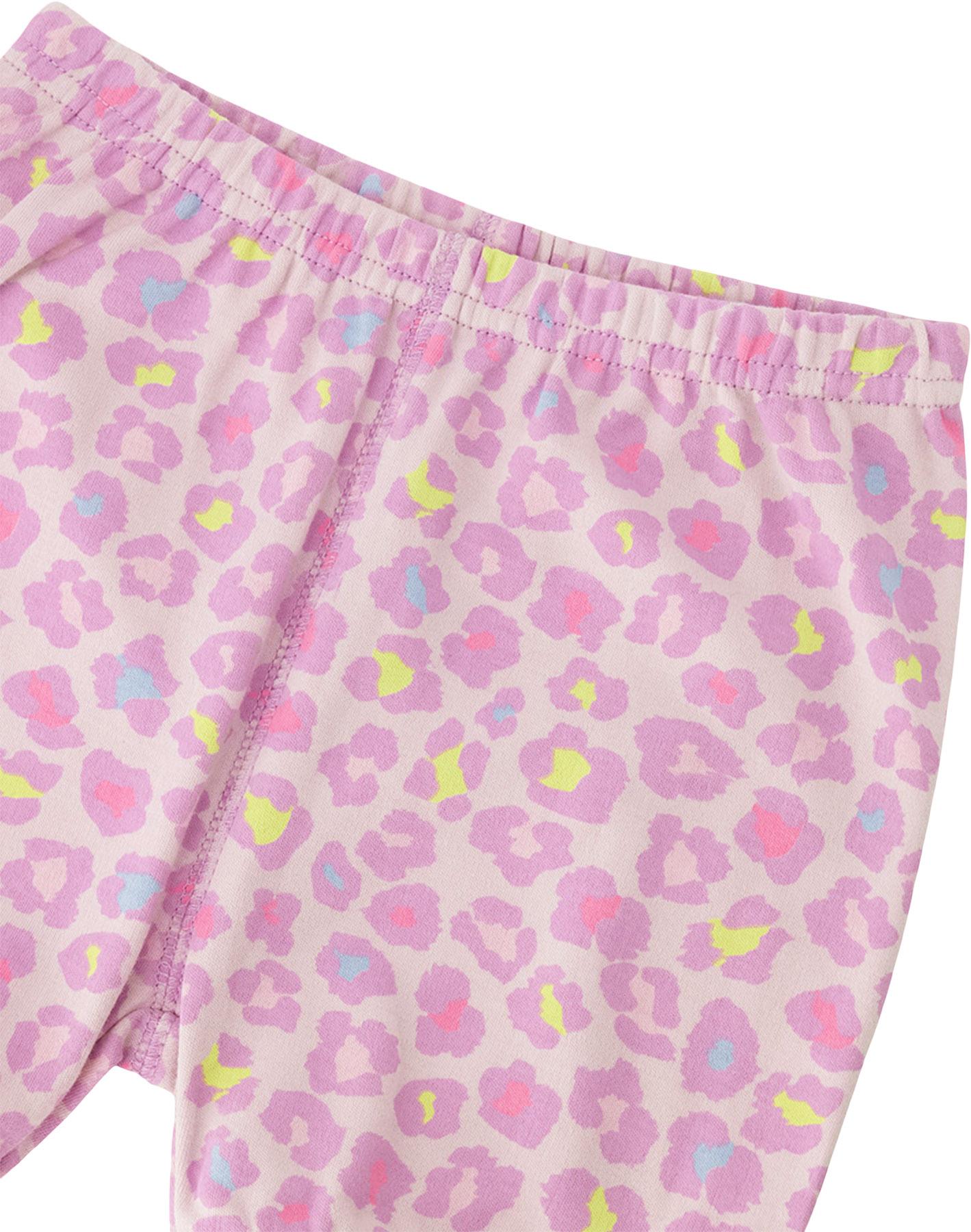 Product gallery image number 4 for product Printed Organic Cotton Two-Piece Pyjama Set - Big Girl