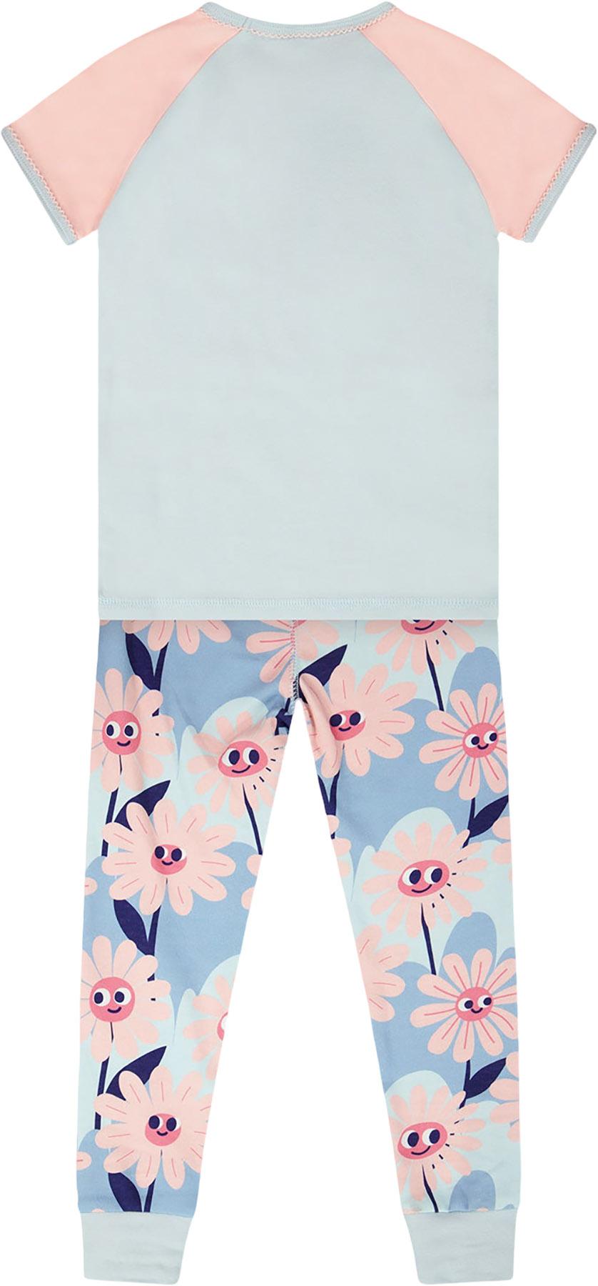 Product gallery image number 3 for product Printed Organic Cotton Two-Piece Pyjama Set - Baby Girl
