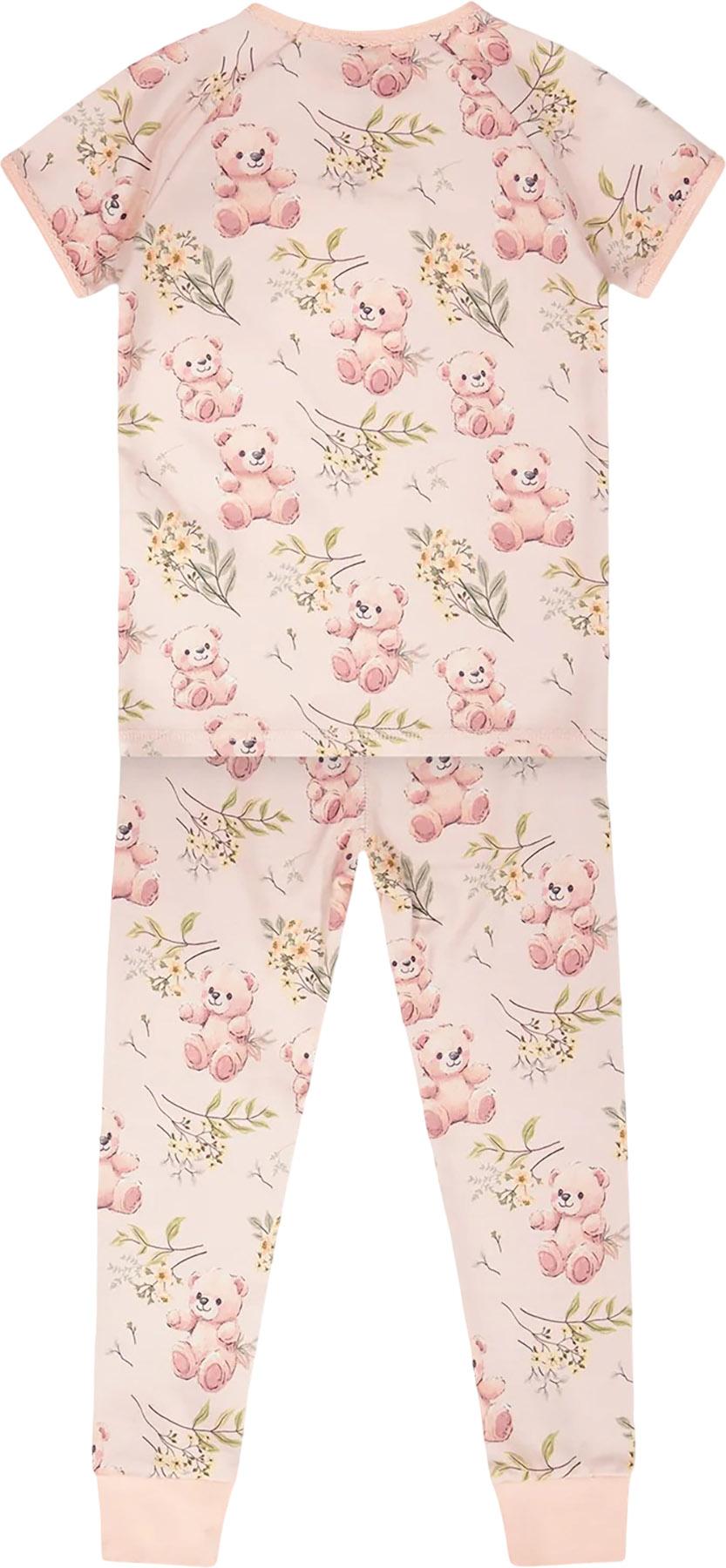 Product gallery image number 2 for product Printed Organic Cotton Two-Piece Pyjama Set - Little Girl