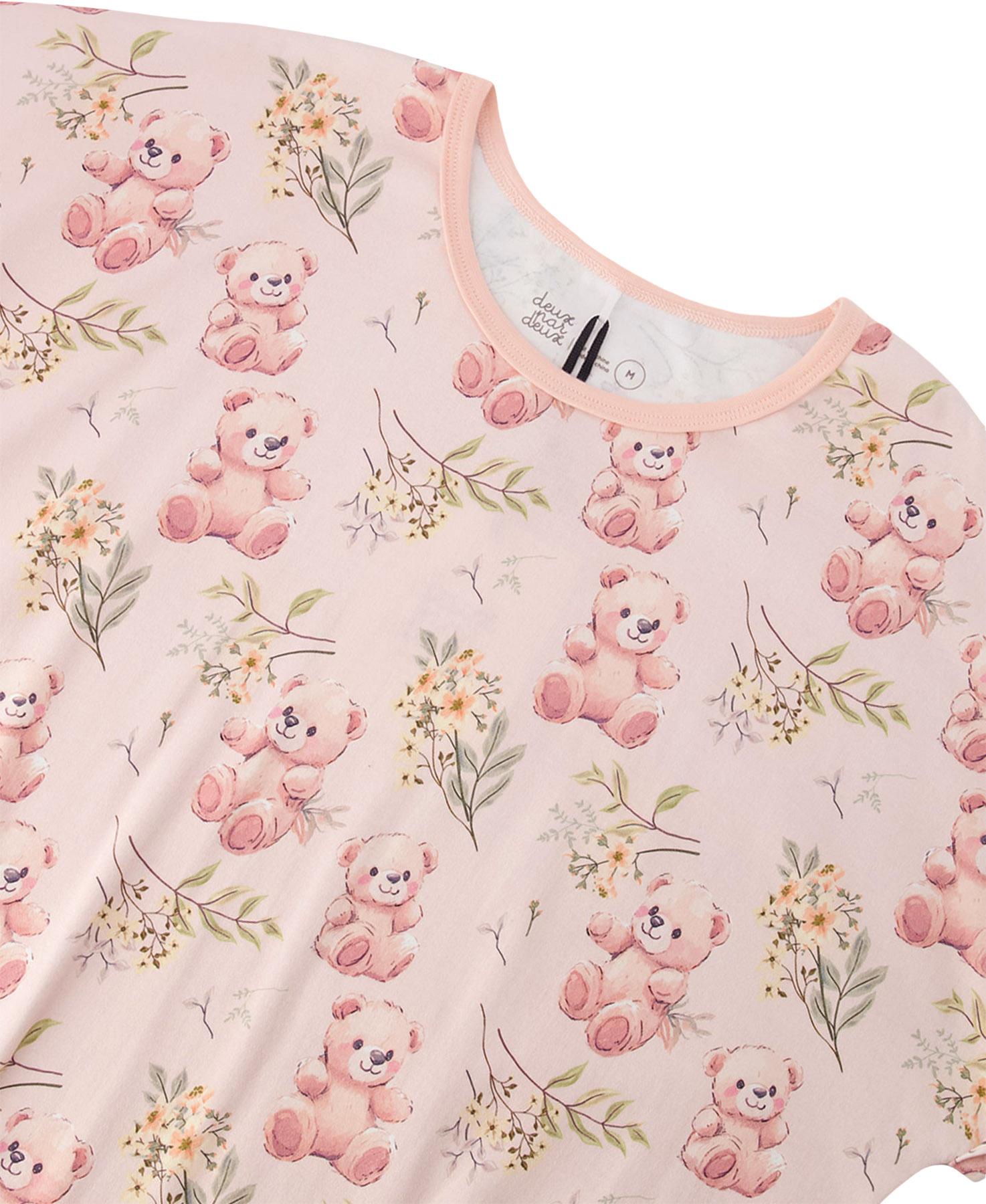 Product gallery image number 3 for product Printed Organic Cotton Two-Piece Pyjama Set - Women's