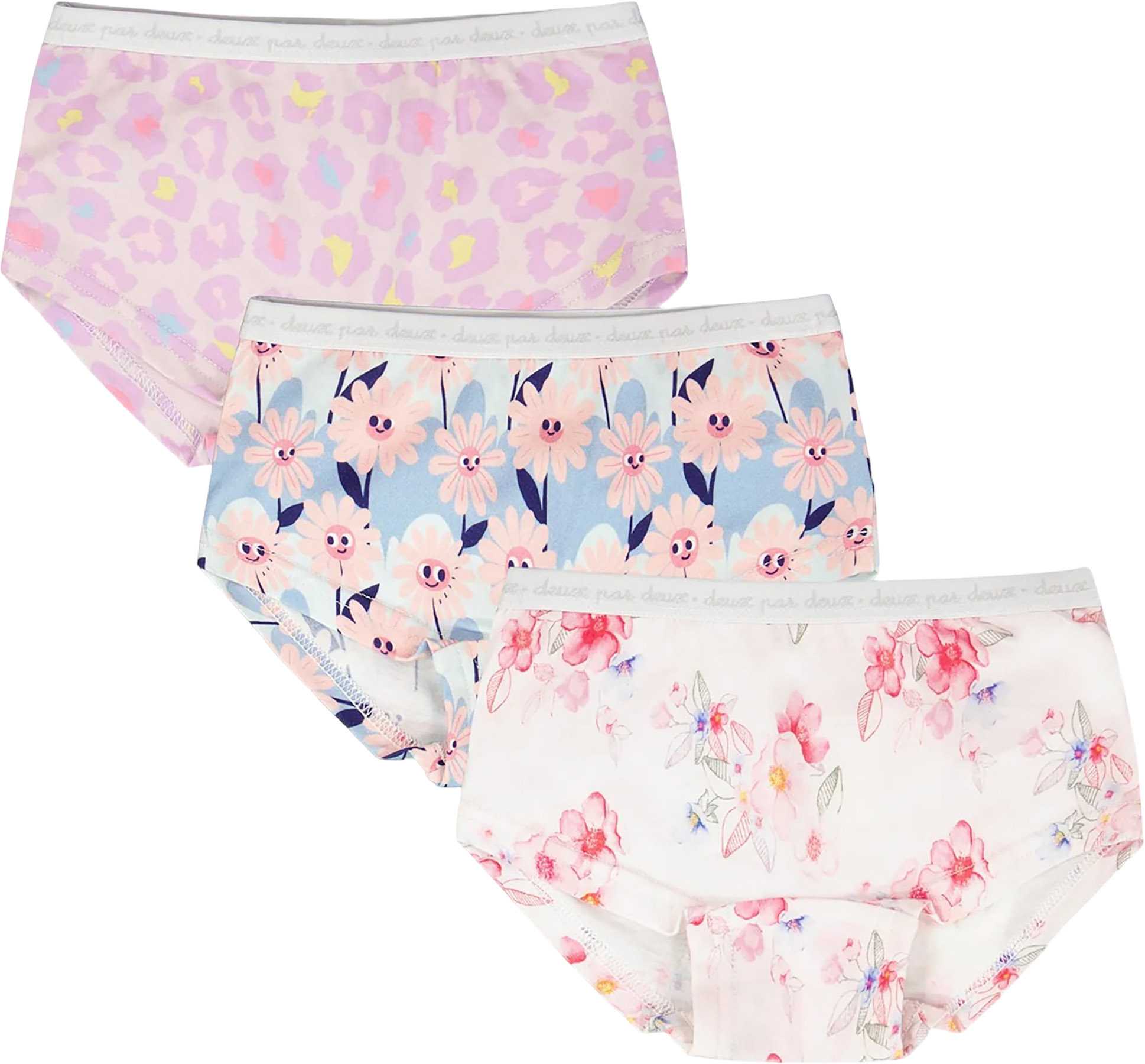 Pink Printed Flowers