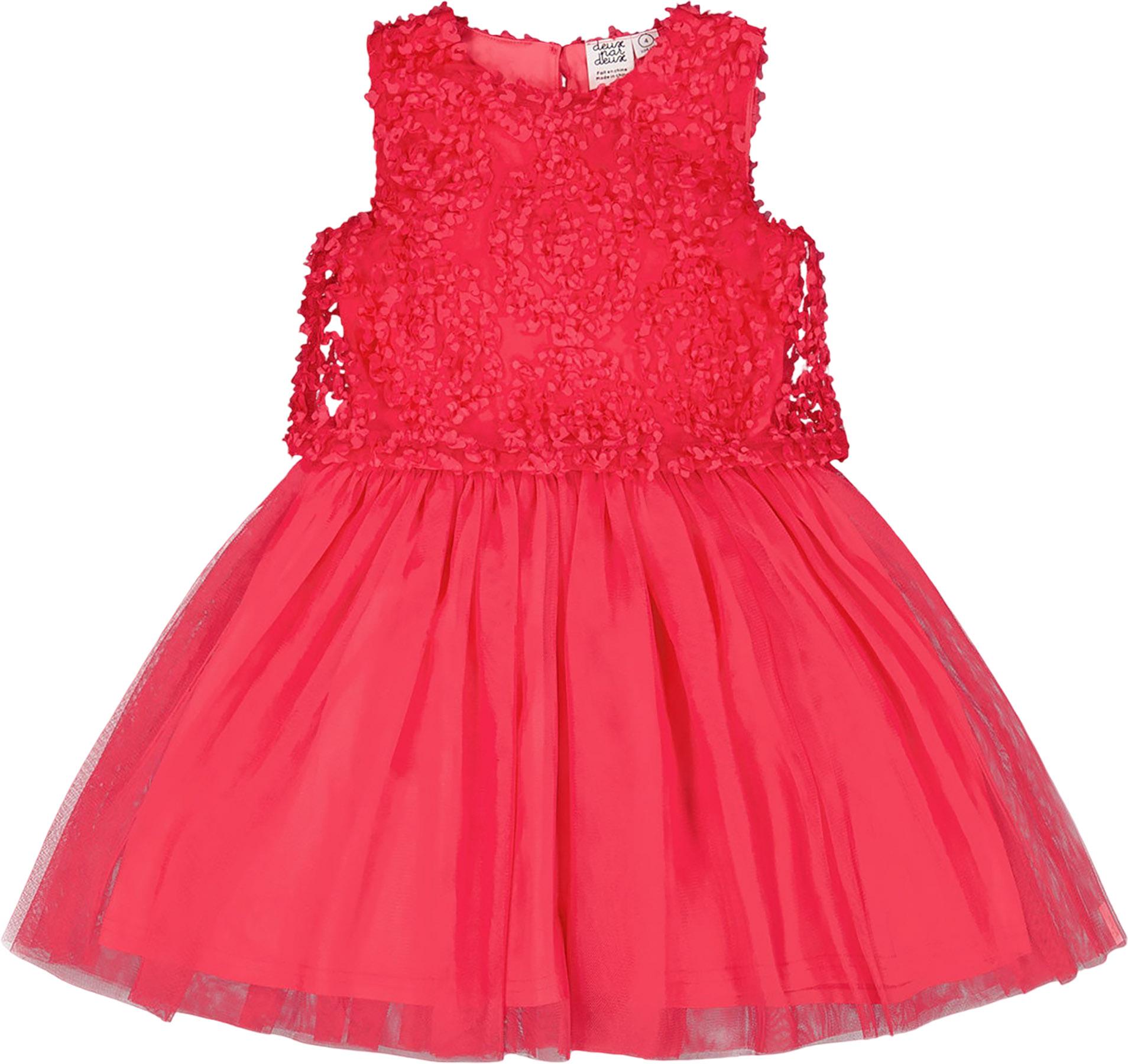 Product image for Sleeveless Textured Rosette Dress - Little Girl