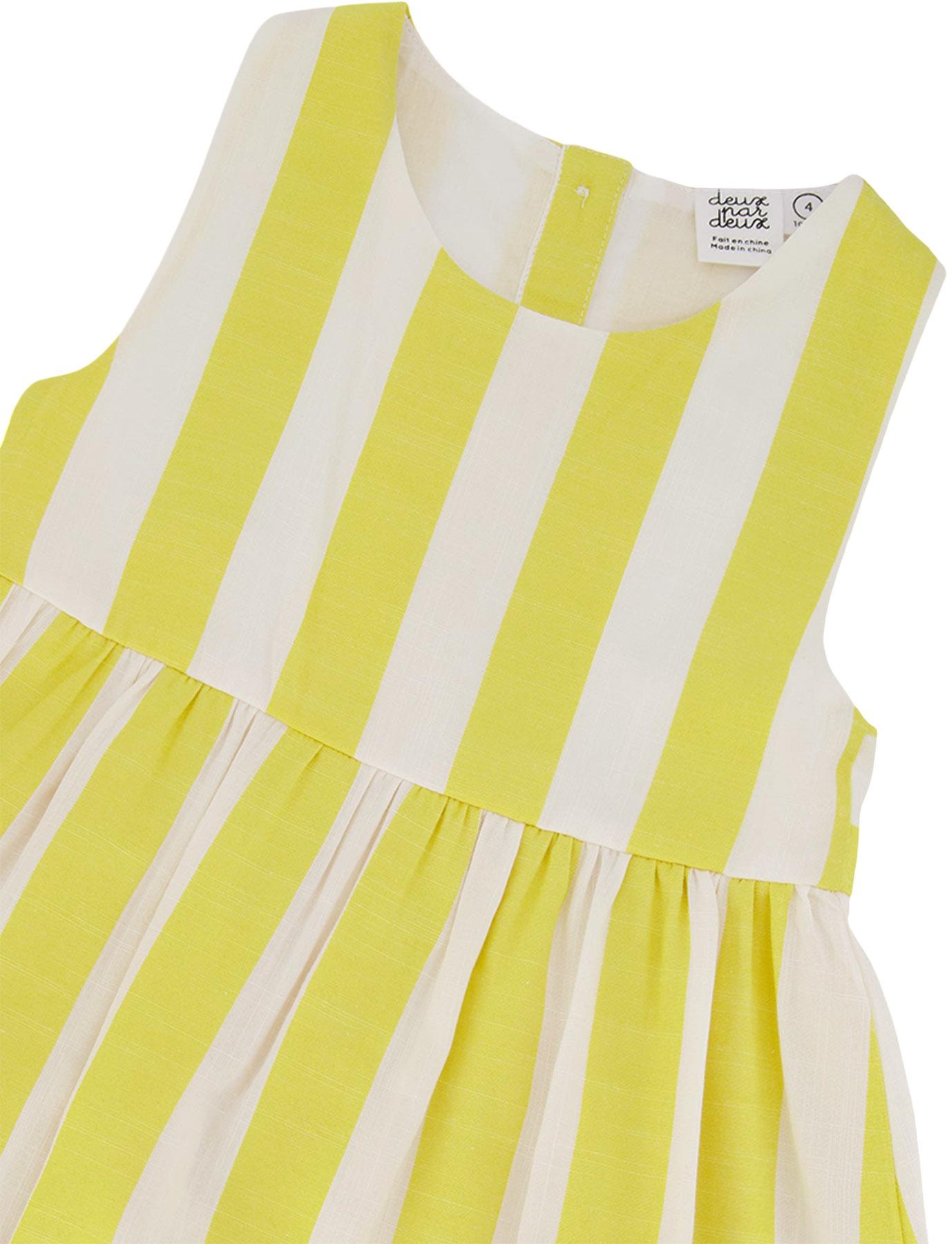 Product gallery image number 3 for product Robe sans manches à rayures - Grande fille