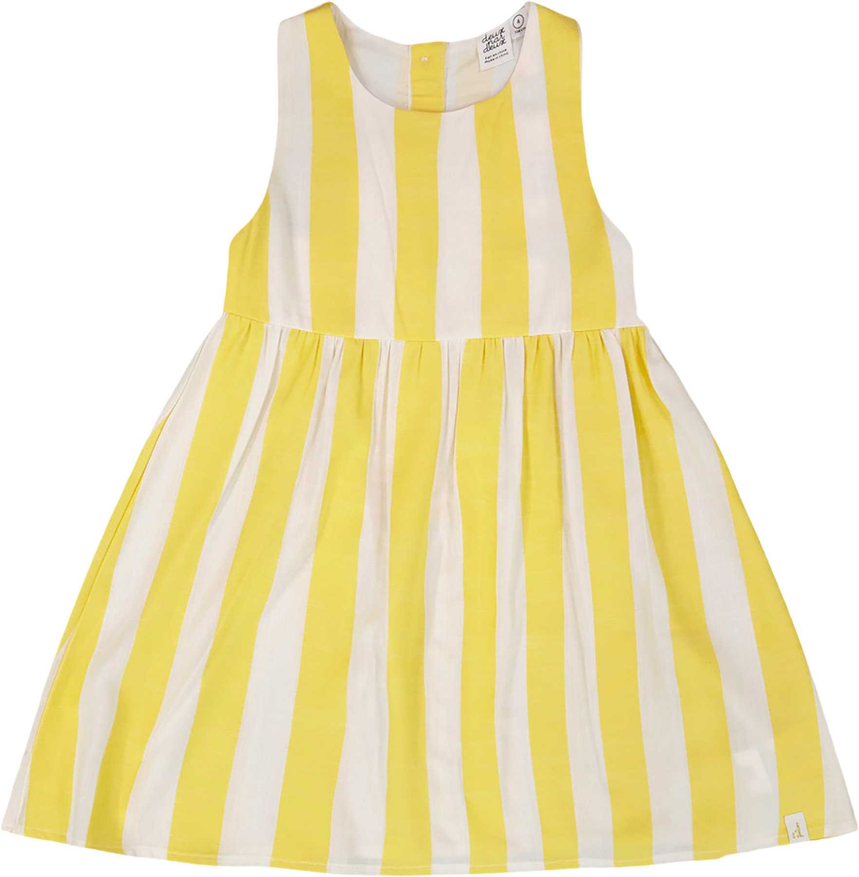 White - Yellow Stripes