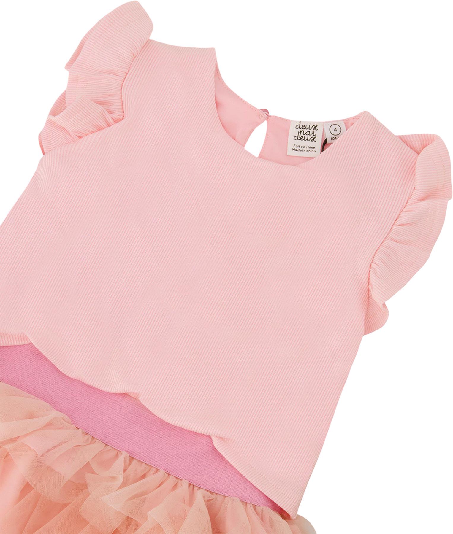 Product gallery image number 3 for product Bi-Material Dress - Little Girl