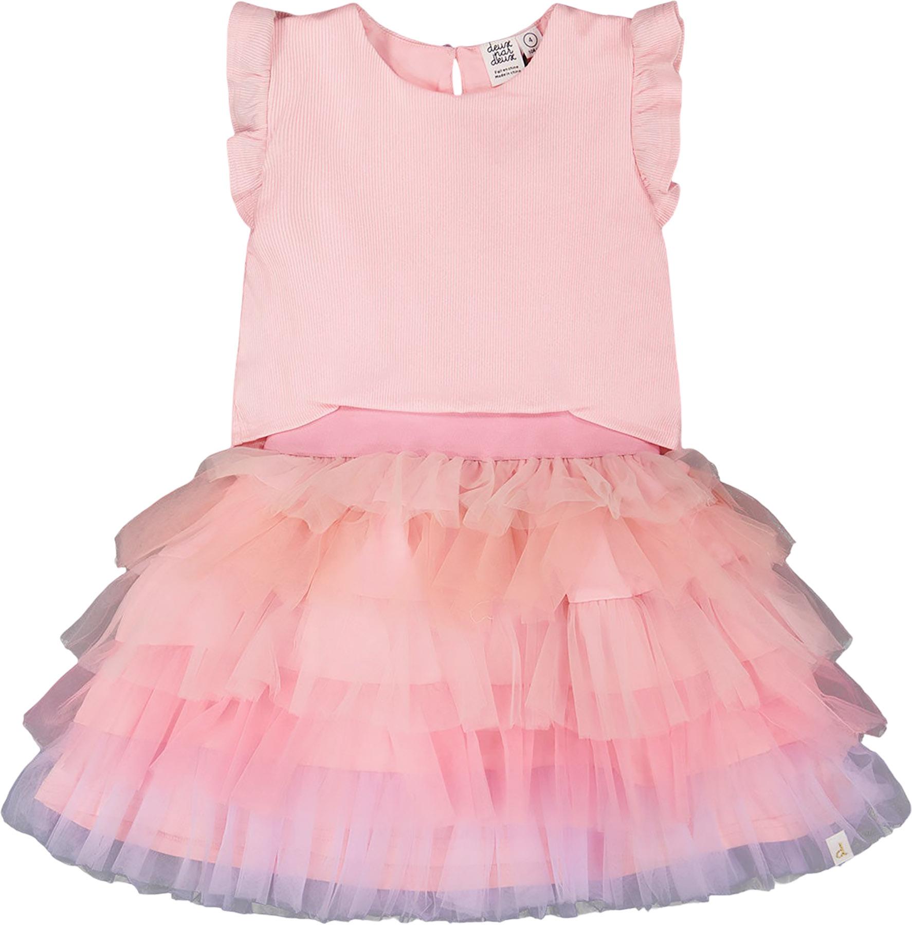Product image for Bi-Material Dress - Little Girl