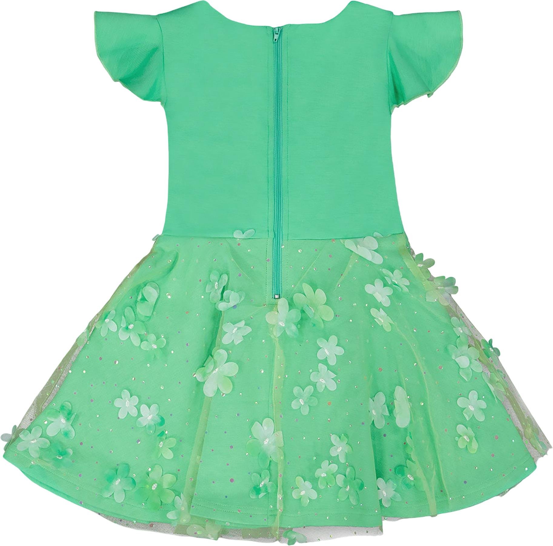 Product gallery image number 2 for product Bi-Material Dress - Little Girl