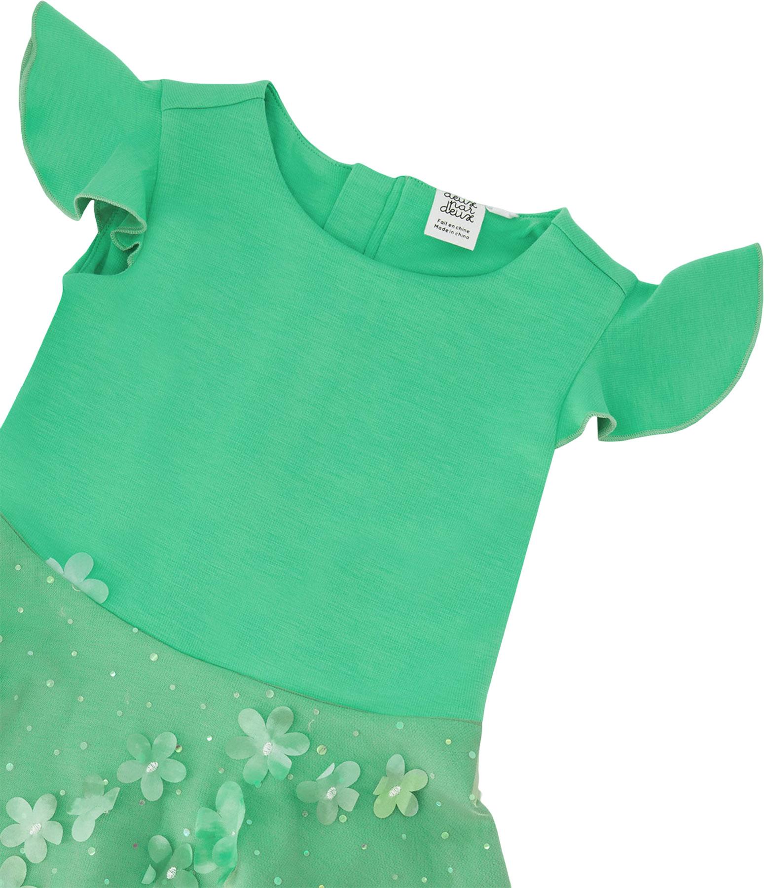 Product gallery image number 3 for product Bi-Material Dress - Little Girl