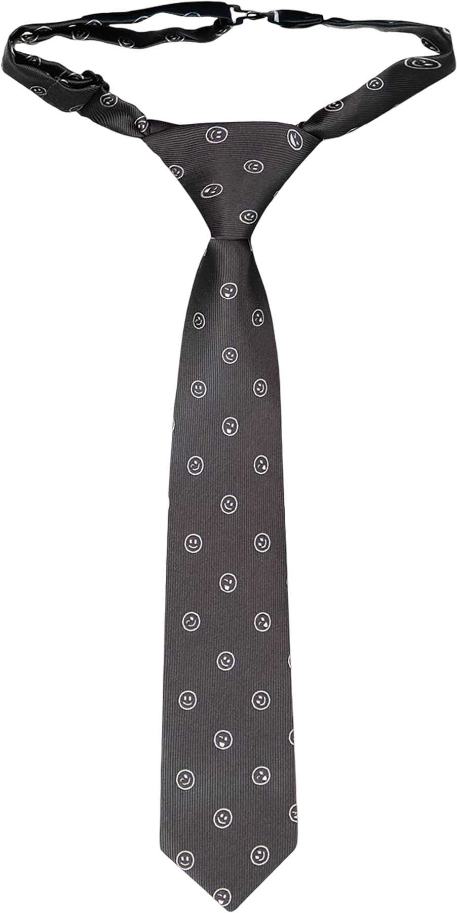 Black Printed Smiles