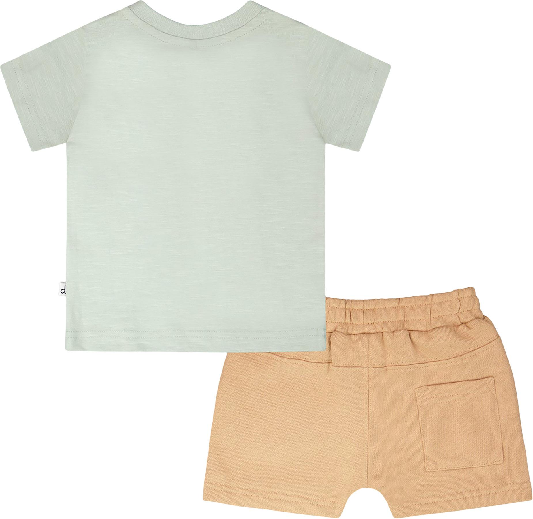 Product gallery image number 2 for product Organic Cotton Short Sleeve T-Shirt and Shorts Set - Baby Boy