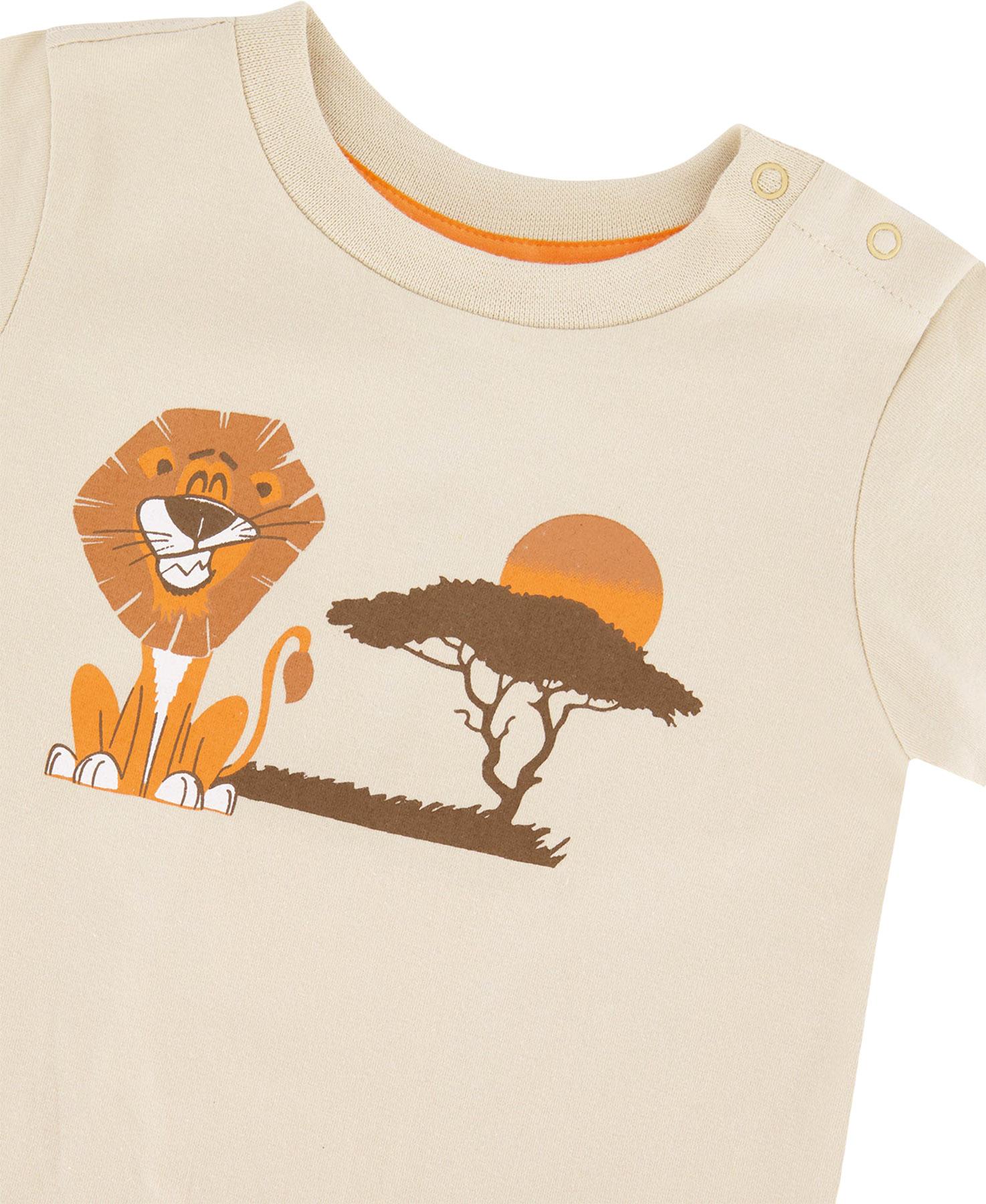 Product gallery image number 2 for product Organic Cotton Short Sleeve T-Shirt and Shorts Set - Baby Boy