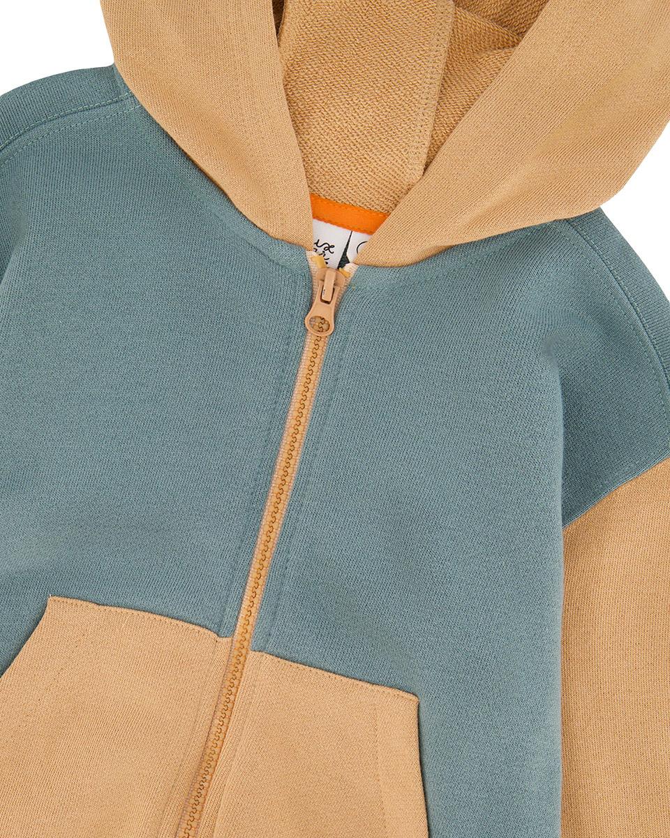 Product gallery image number 3 for product Hooded French Terry Cardigan - Baby Boy