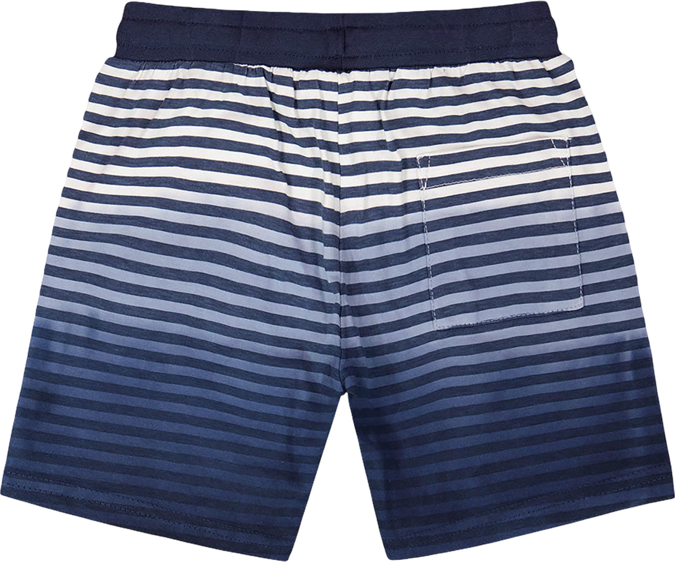 Product gallery image number 2 for product Gradient Striped Organic Cotton Shorts - Baby Boy