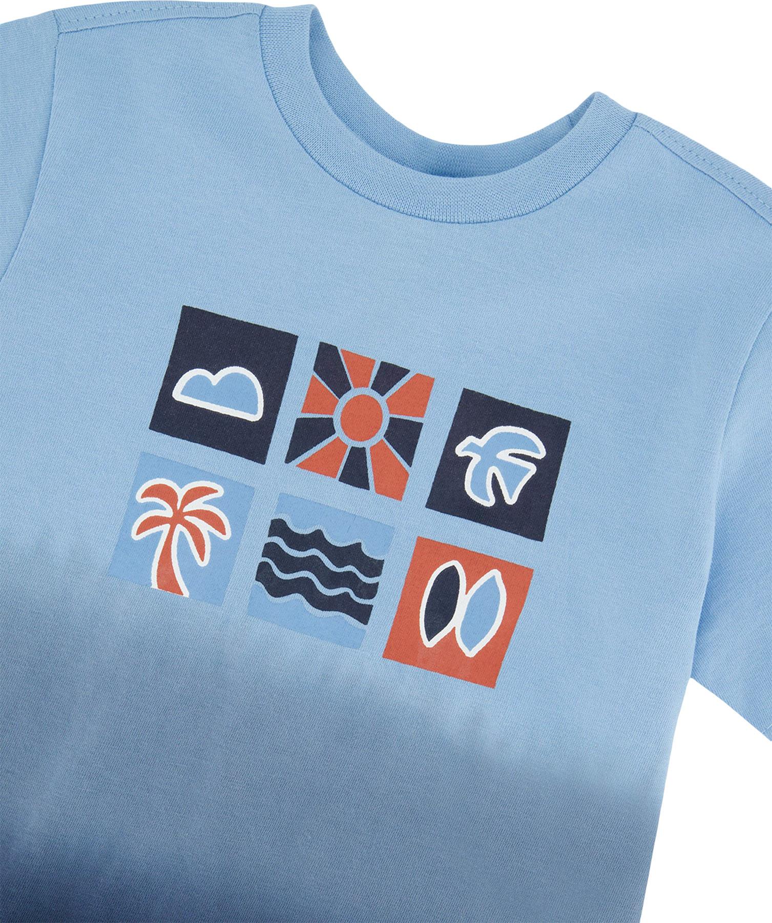 Product gallery image number 3 for product Gradient Organic Cotton Short Sleeve T-Shirt - Baby Boy