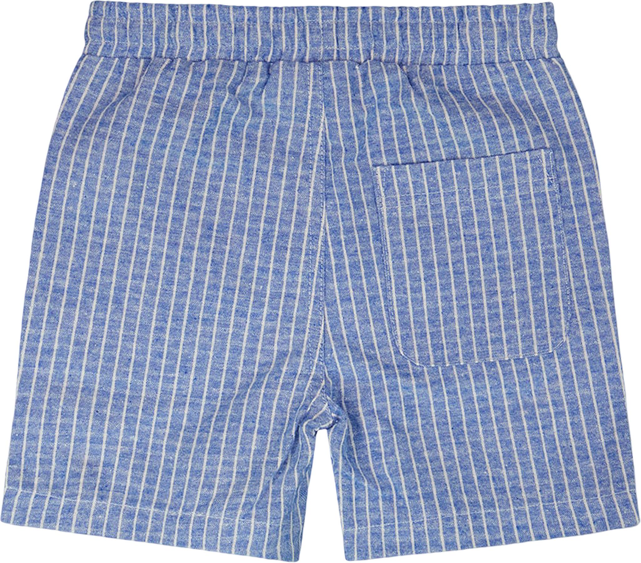 Product gallery image number 2 for product Printed Chambray Shorts with Stripes - Big Boy