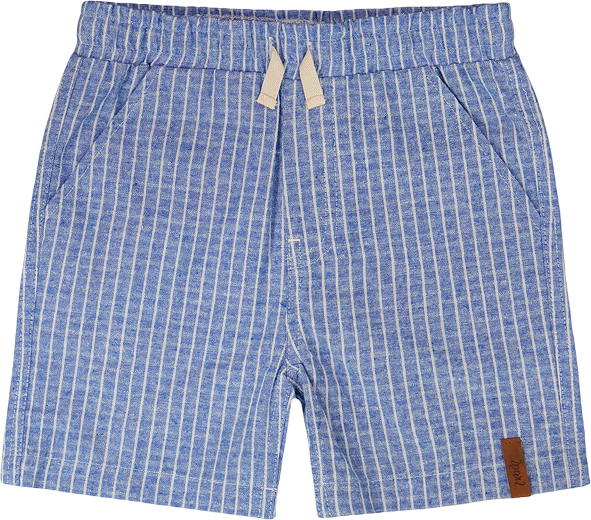 Product image for Printed Chambray Shorts with Stripes - Big Boy