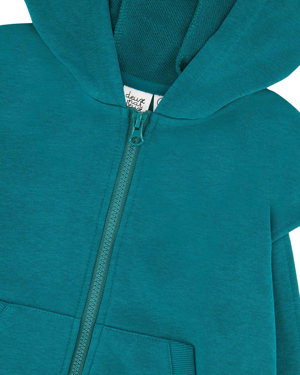 Product gallery image number 3 for product French Terry Hooded Cardigan - Little Boy