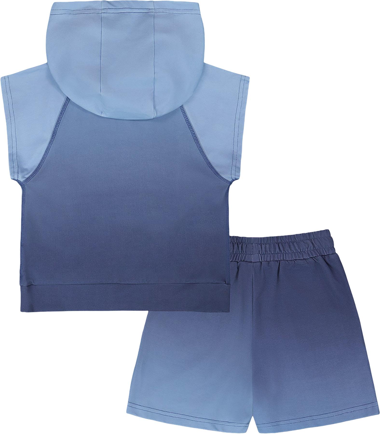 Product gallery image number 3 for product Gradient Sleeveless Top and Shorts Set - Little Boy