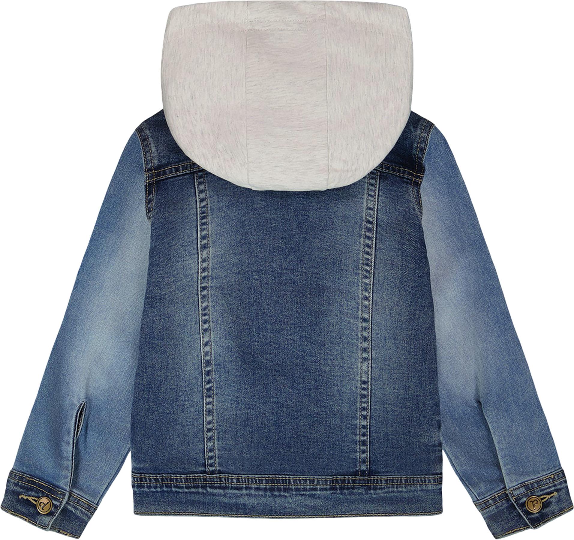Product gallery image number 3 for product Denim Jacket with Removable French Terry Hood - Big Boy
