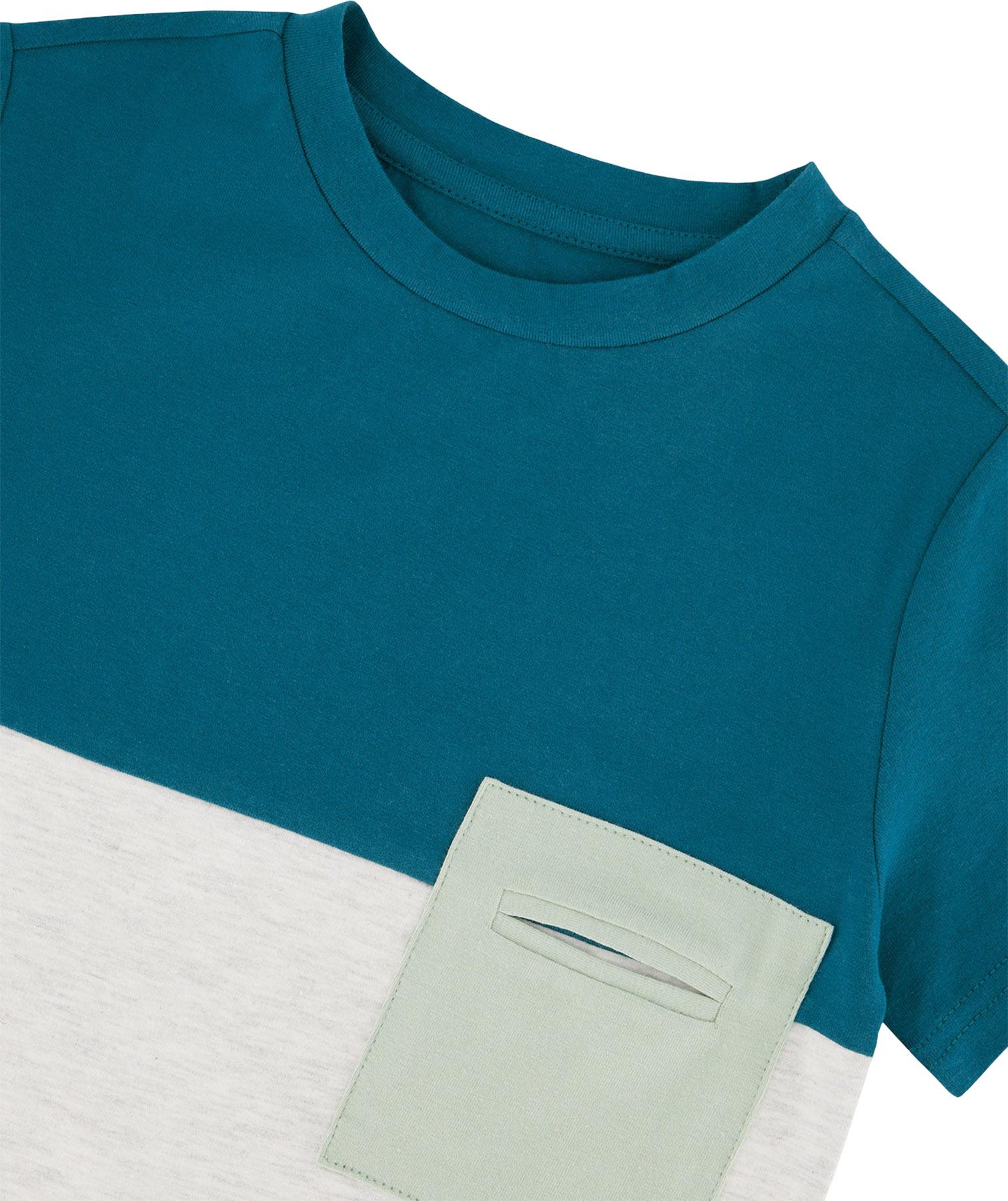 Product gallery image number 3 for product Organic Cotton Jersey T-Shirt with Chest Pocket - Little Boy