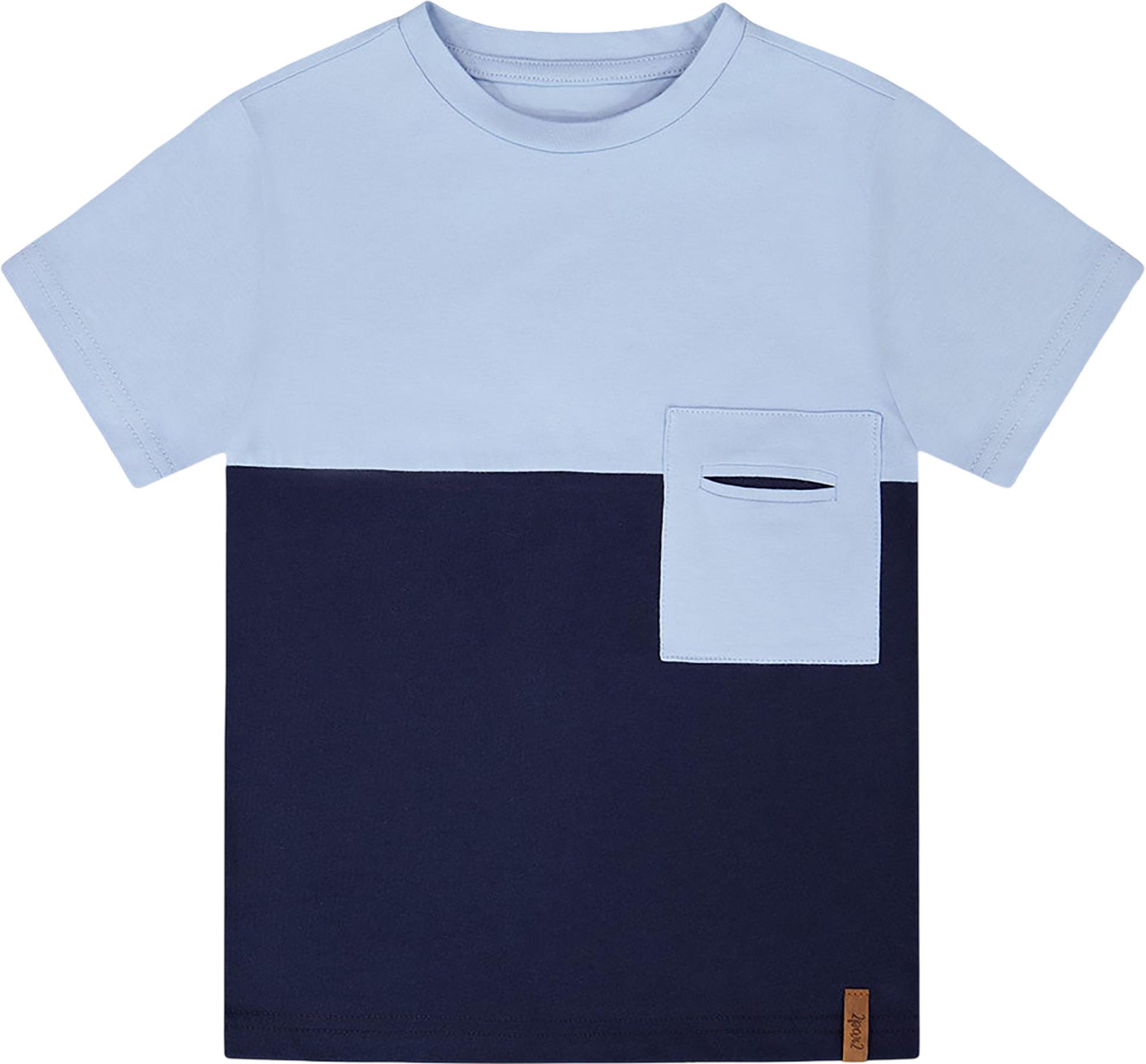 Product image for T-shirt en jersey en coton biologique avec poche poitrine - Petit garçon