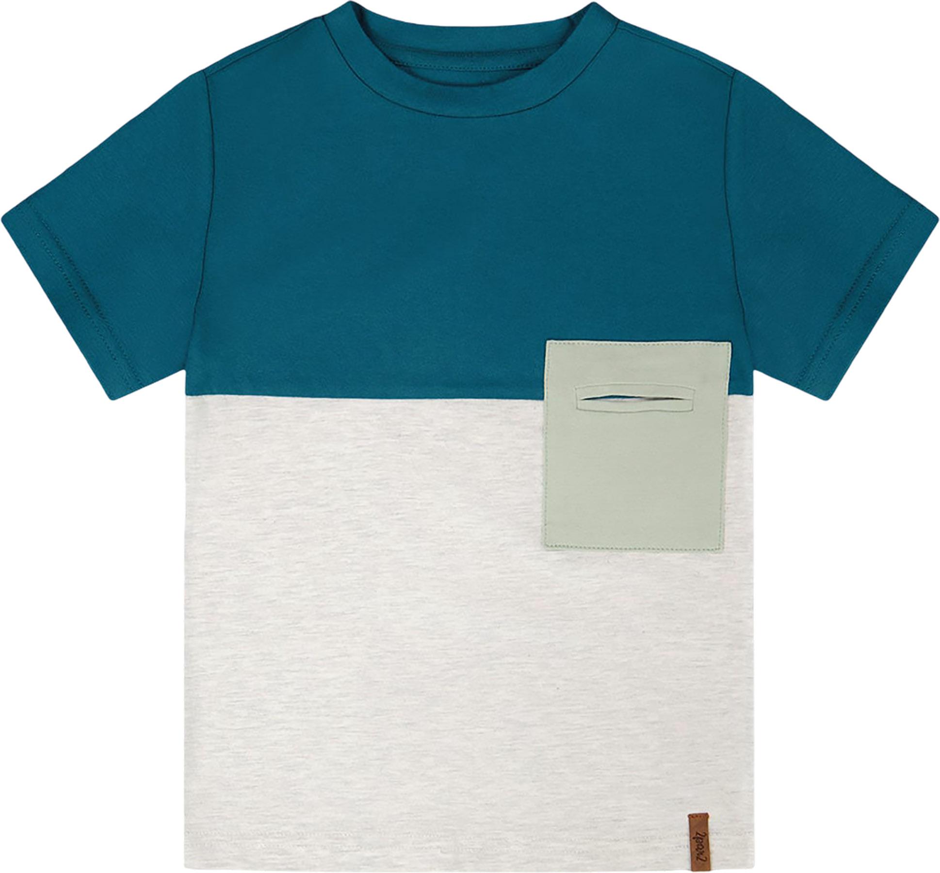 Product image for Organic Cotton Jersey T-Shirt with Chest Pocket - Little Boy