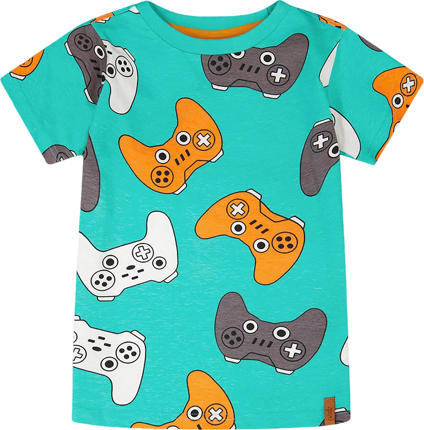 Product image for Printed Organic Cotton Jersey T-Shirt - Little Boy