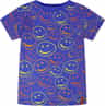 Colour: Blue Smiley Print