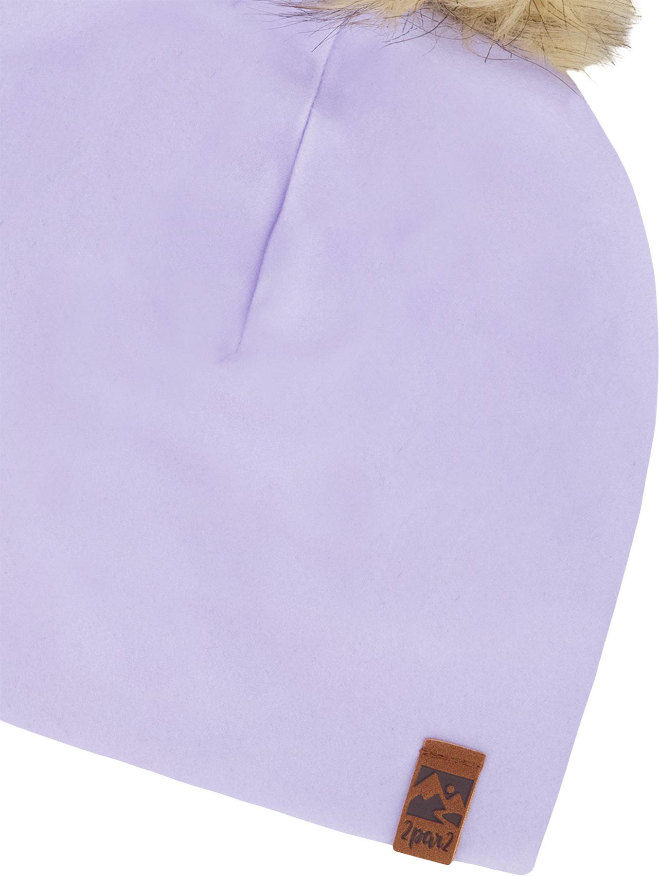 Product gallery image number 3 for product Tuque en jersey extensible avec pompon - Fille