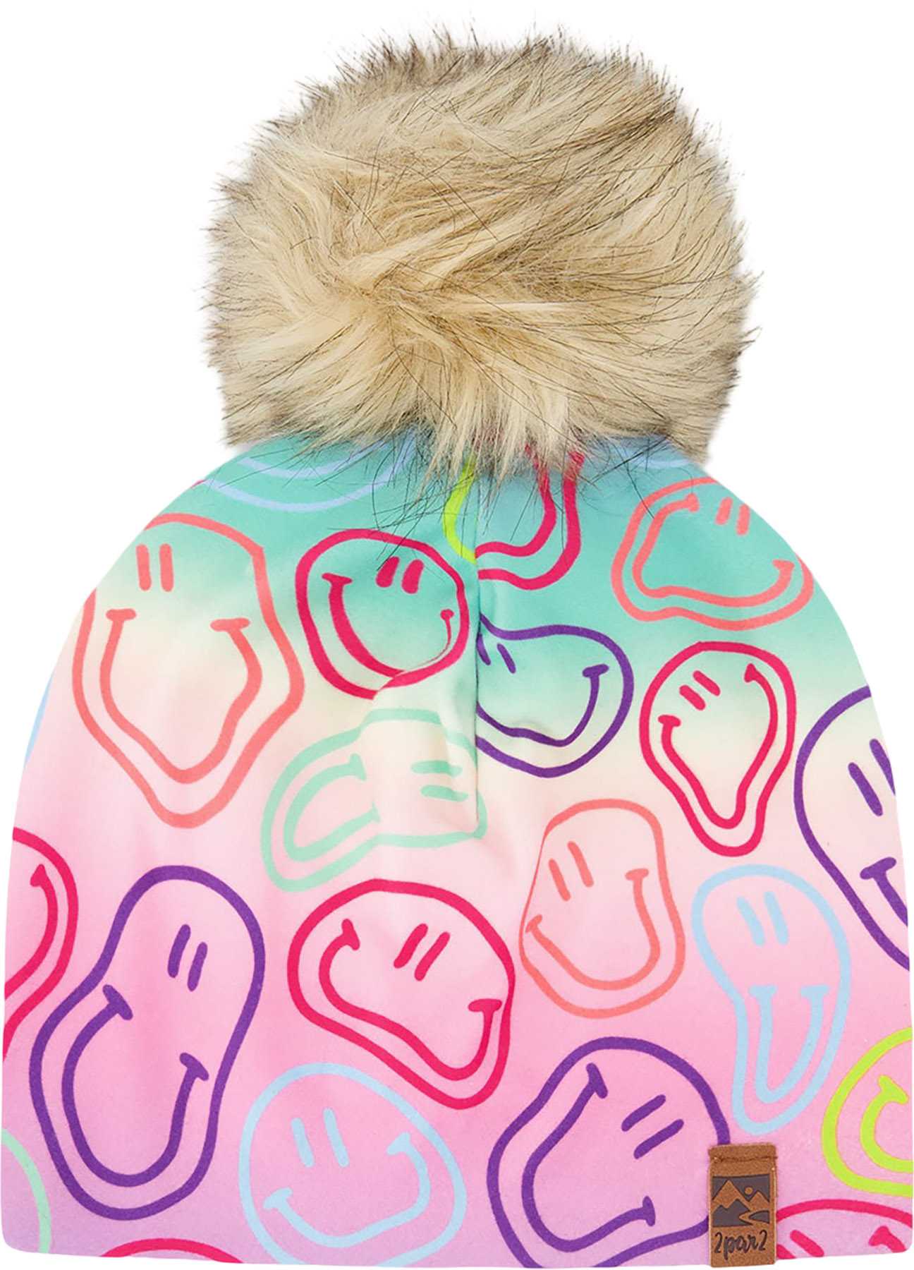Printed Girls Happy Faces Hat