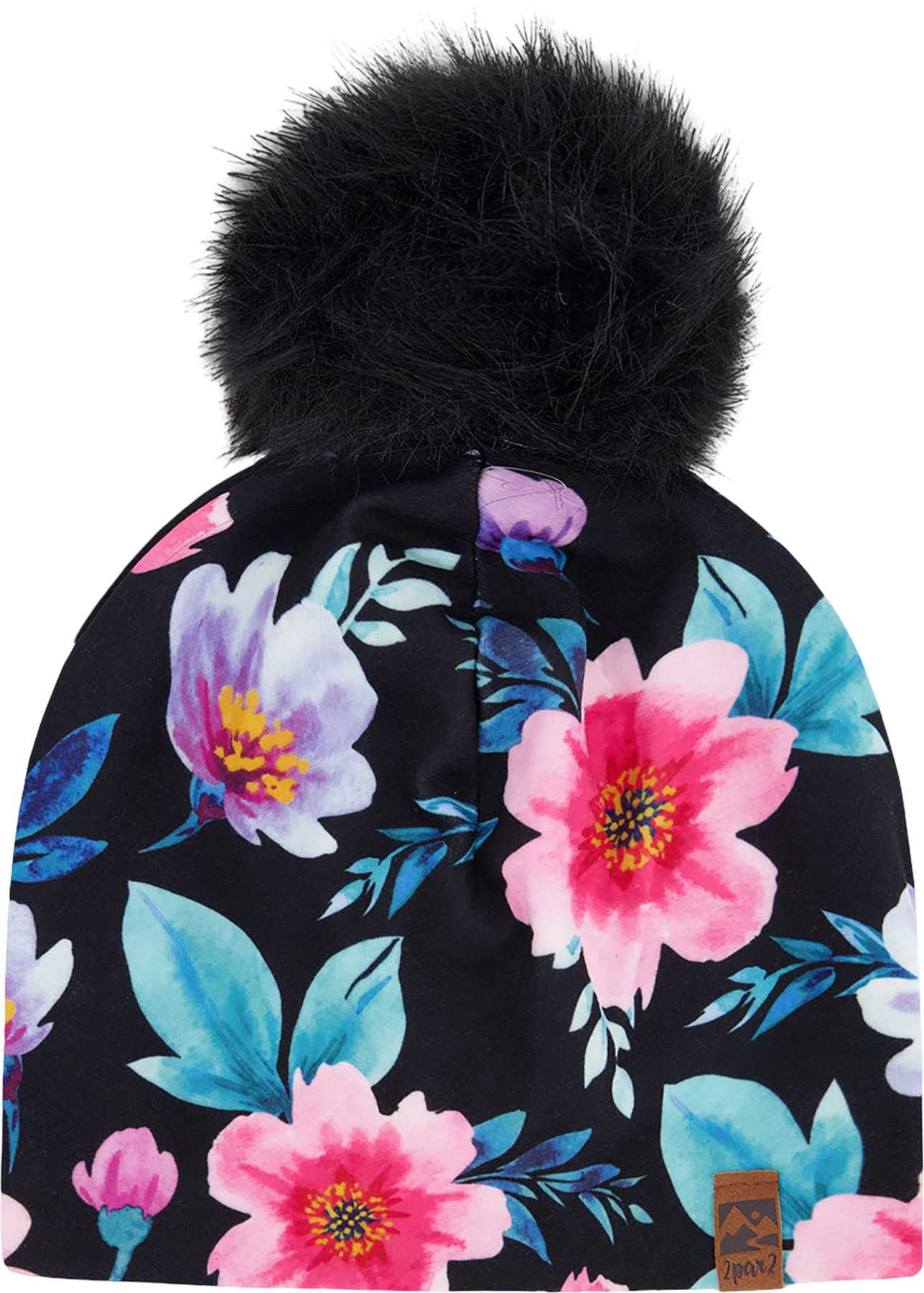 Black Floral Print