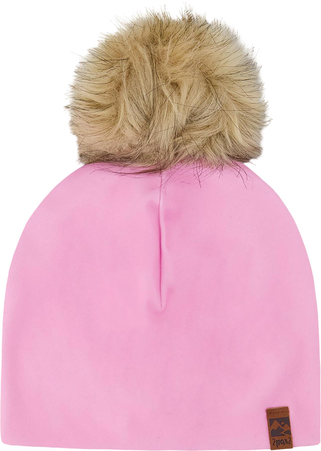 Product image for Printed Stretch Jersey Hat with Pompom - Baby Girl