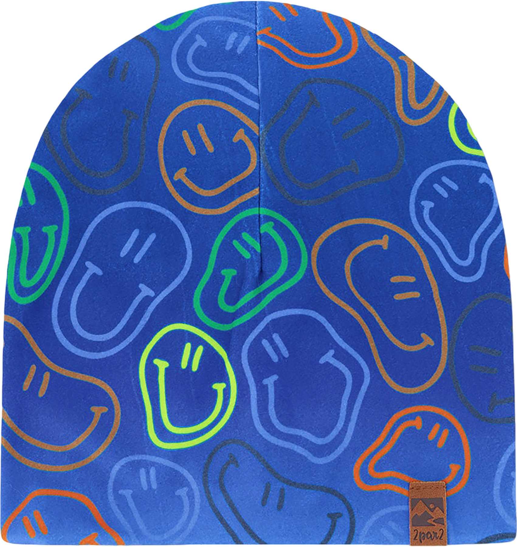 Blue Printed Smiley