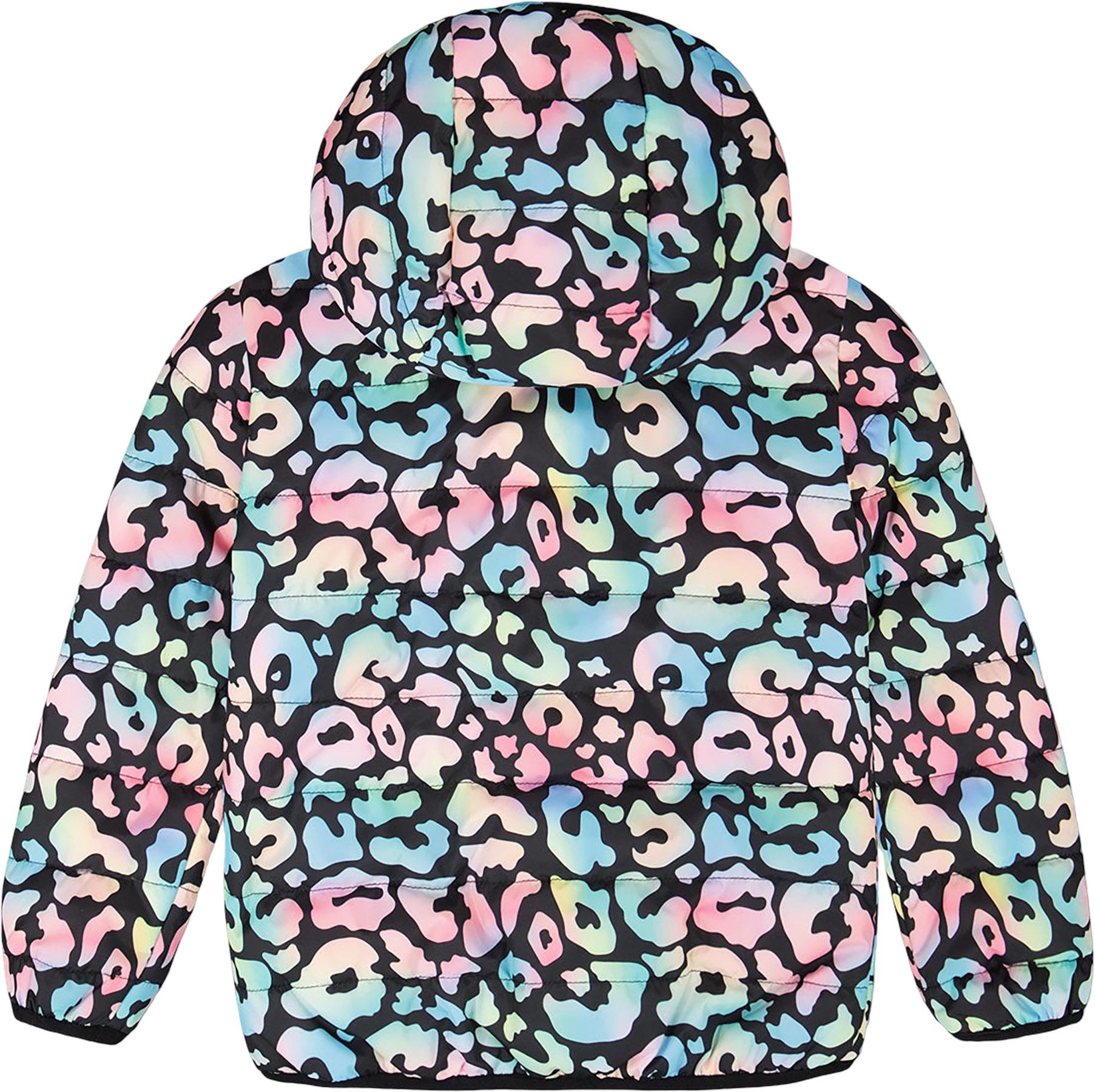 Product gallery image number 2 for product Printed Quilted Mid-Season Jacket - Little Girl