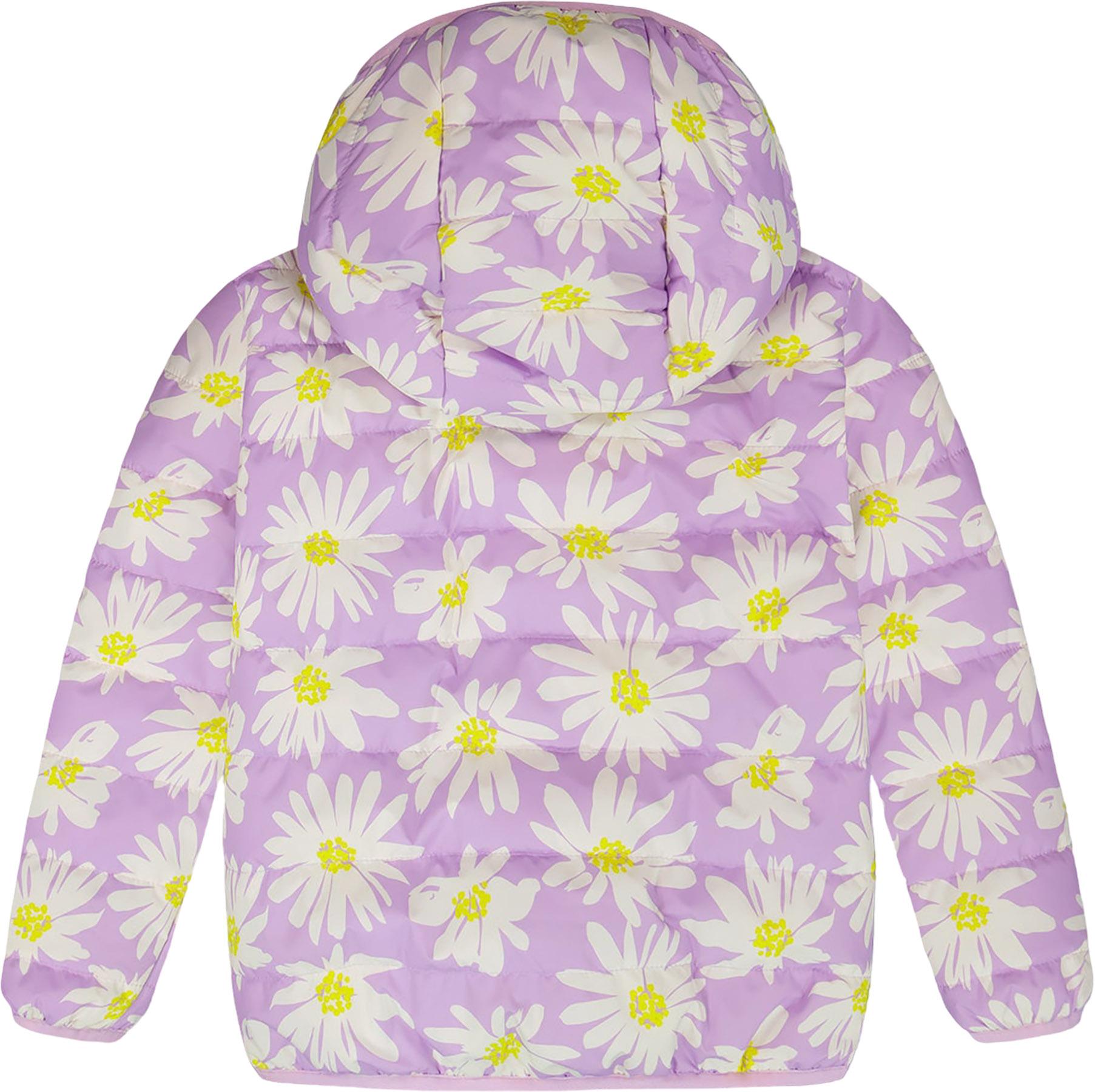 Product gallery image number 3 for product Printed Quilted Mid-Season Jacket - Little Girl