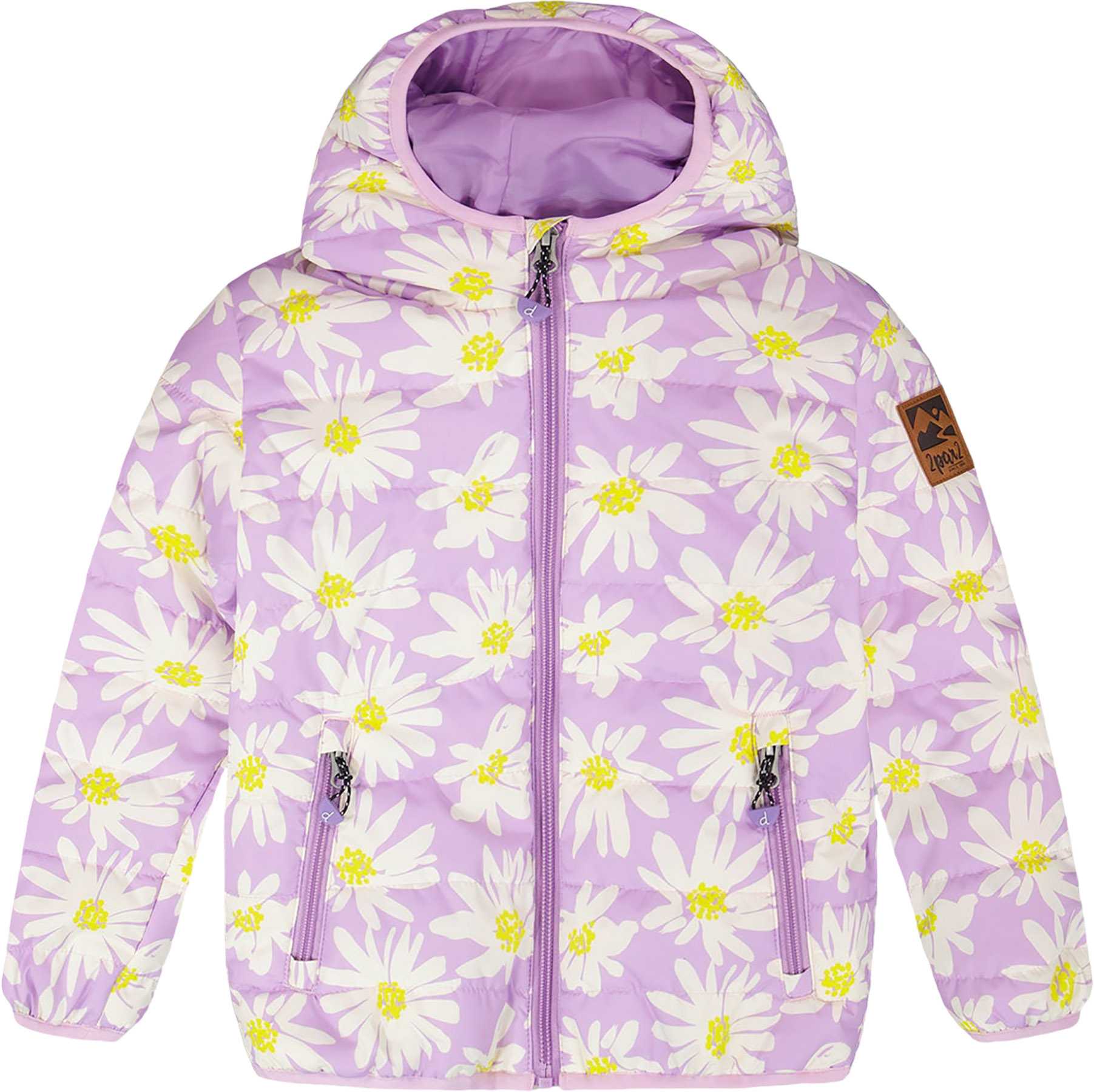 Purple Printed Daisies