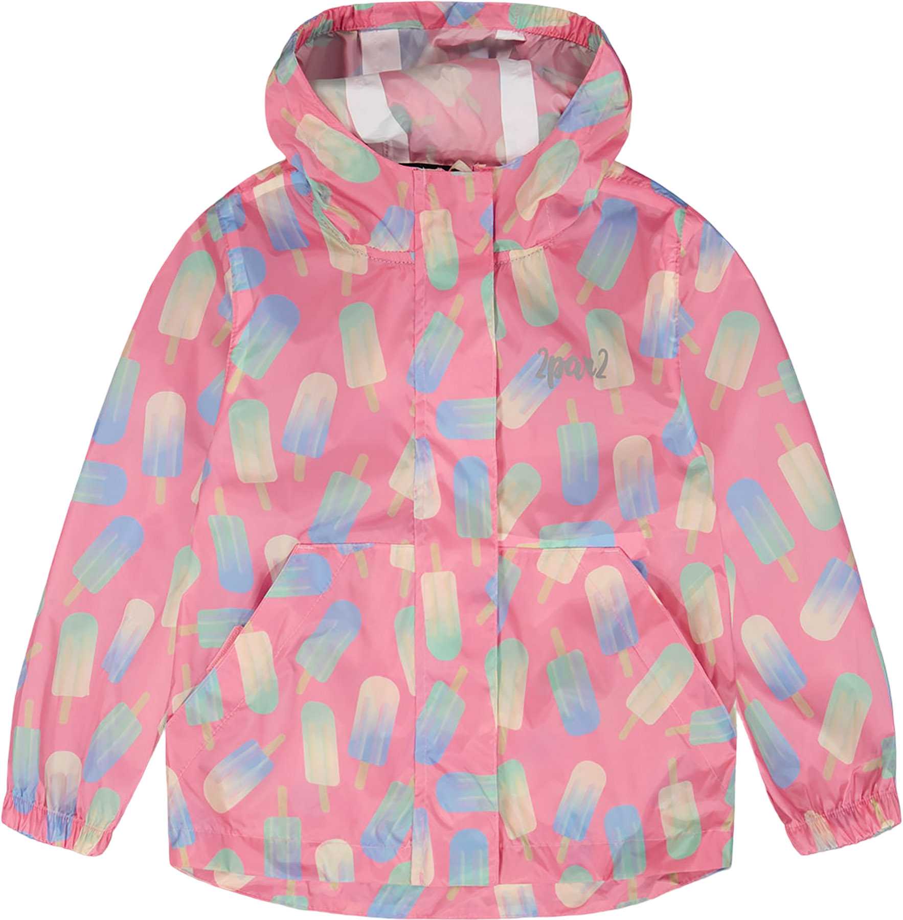 Product image for Printed Packable Polyester Windbreaker Jacket - Big Girl
