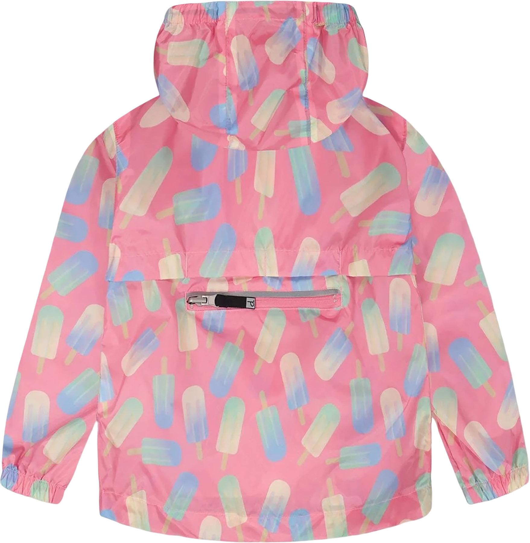 Product gallery image number 2 for product Printed Packable Polyester Windbreaker Jacket - Little Girl
