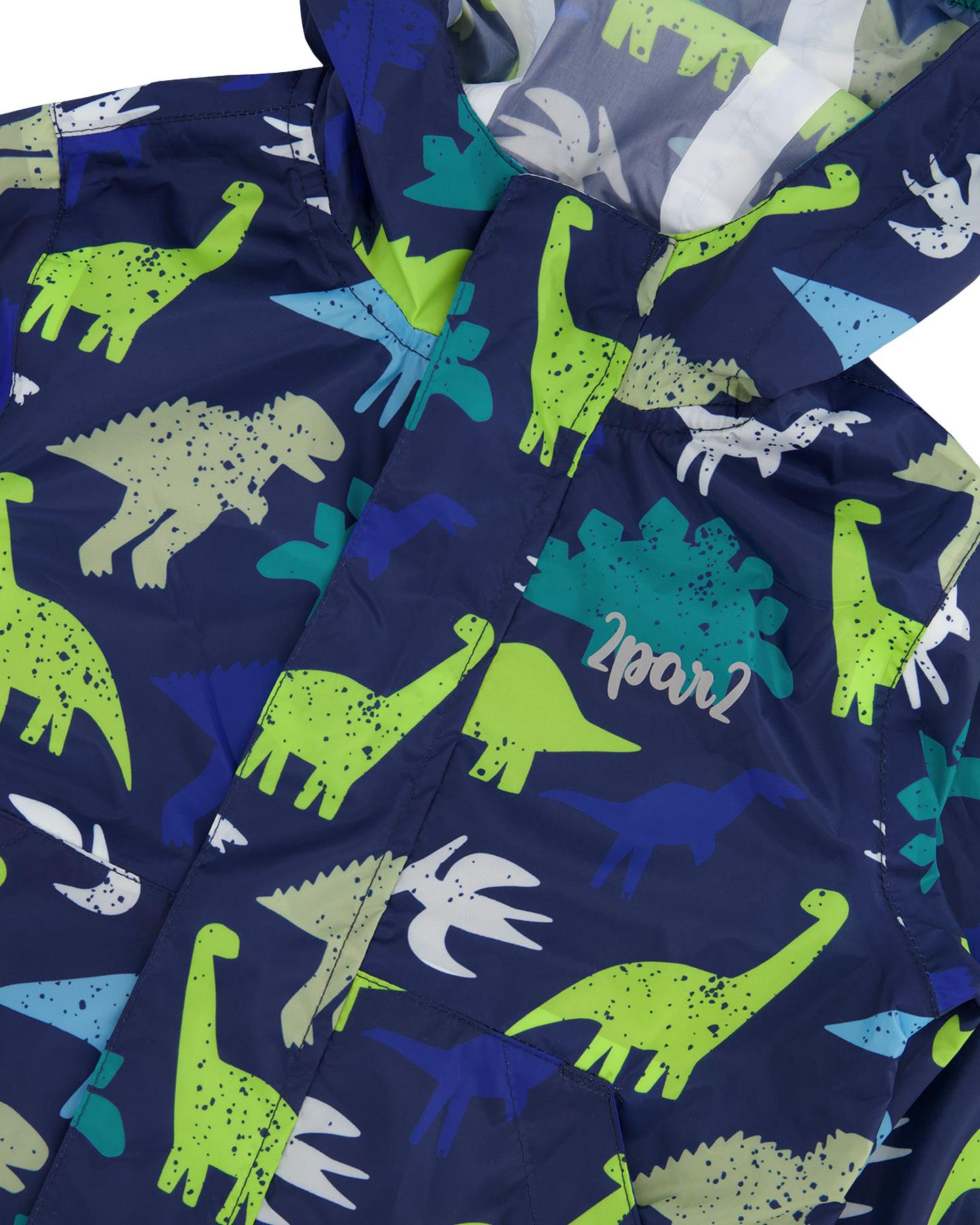 Product gallery image number 3 for product Printed Packable Polyester Windbreaker Jacket - Little Boy